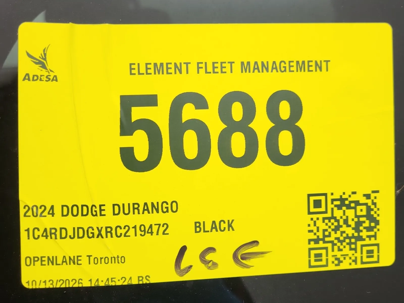 Inventory Label Photo
