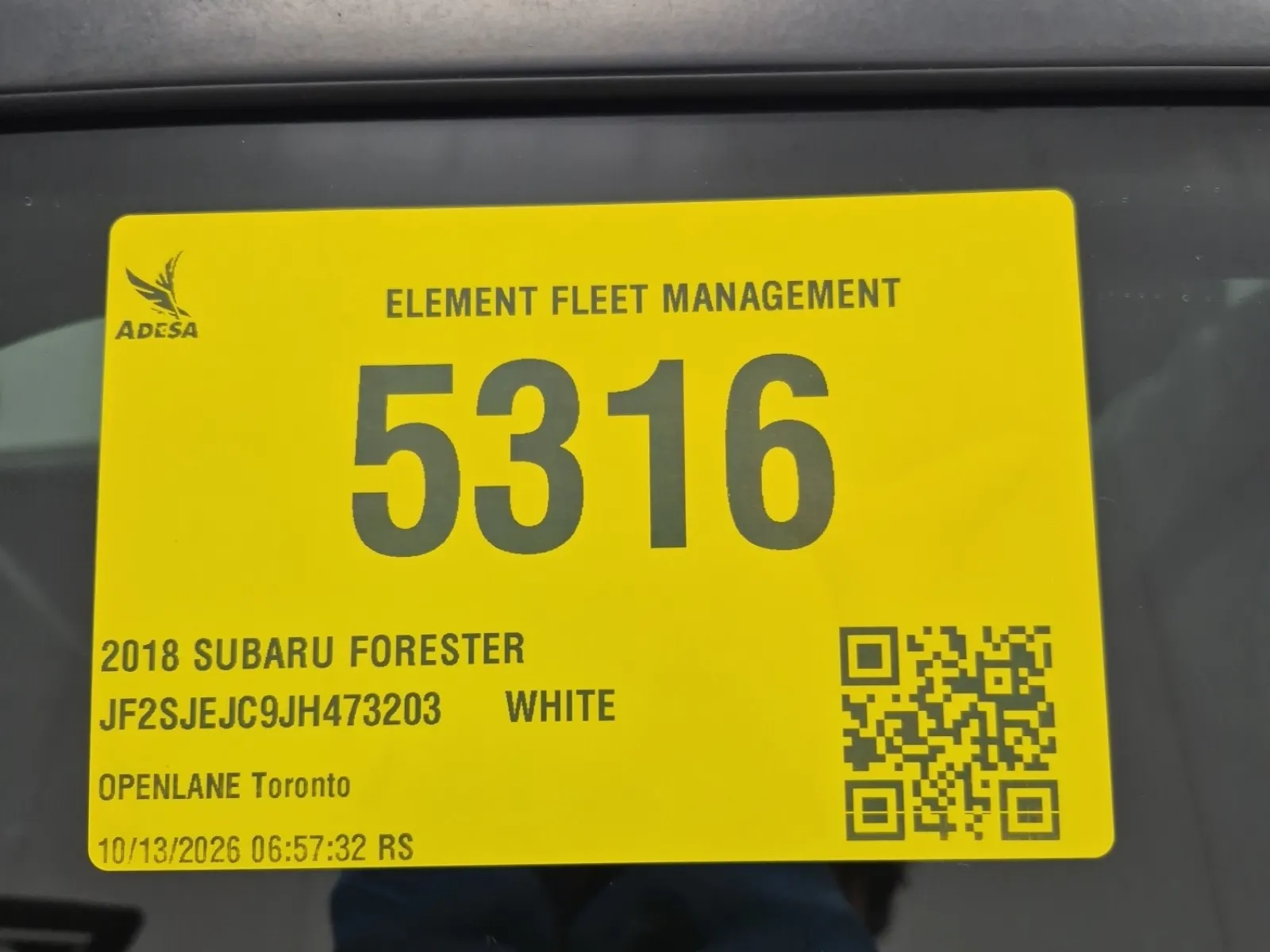 Inventory Label Photo