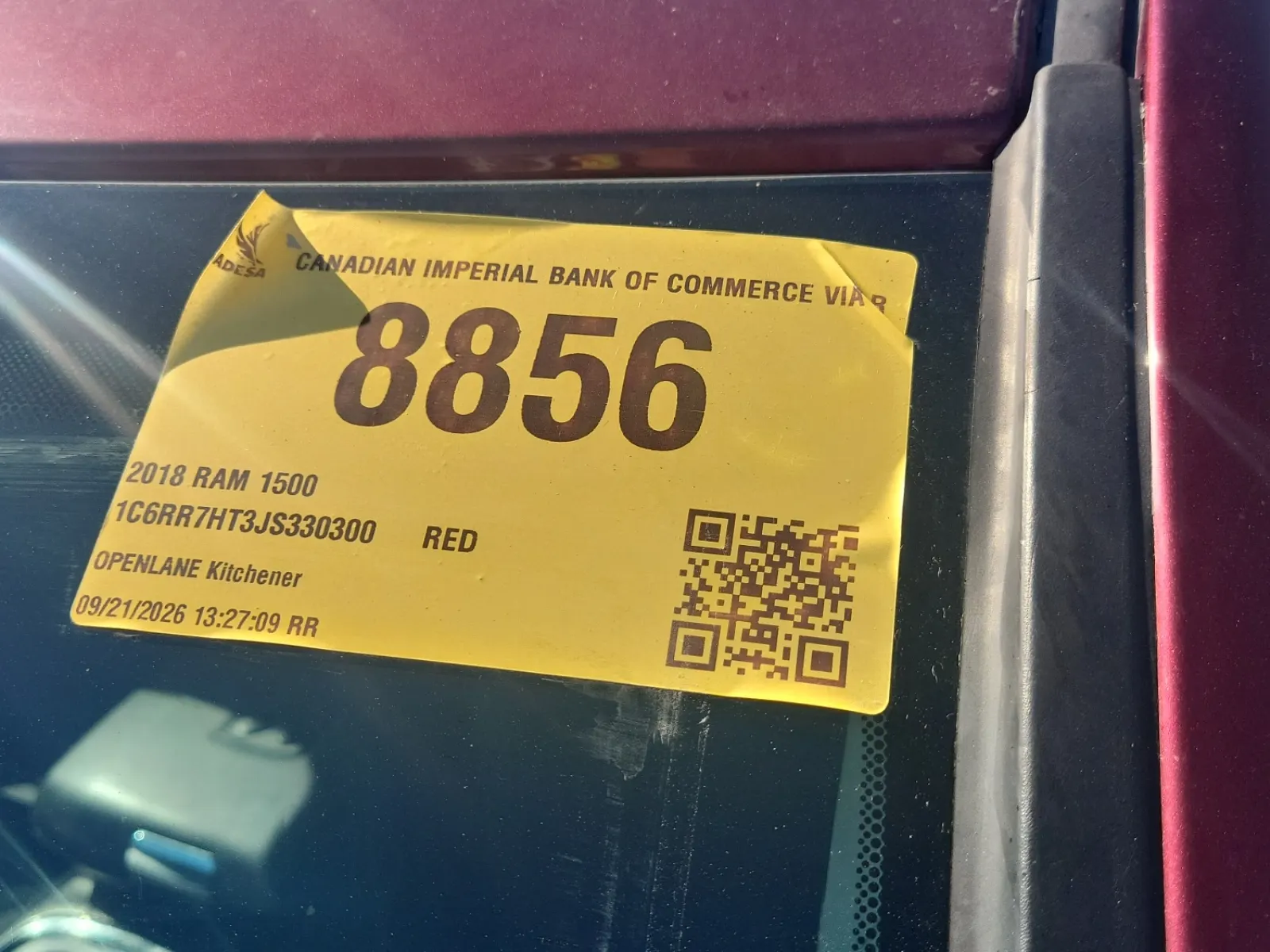 Inventory Label Photo