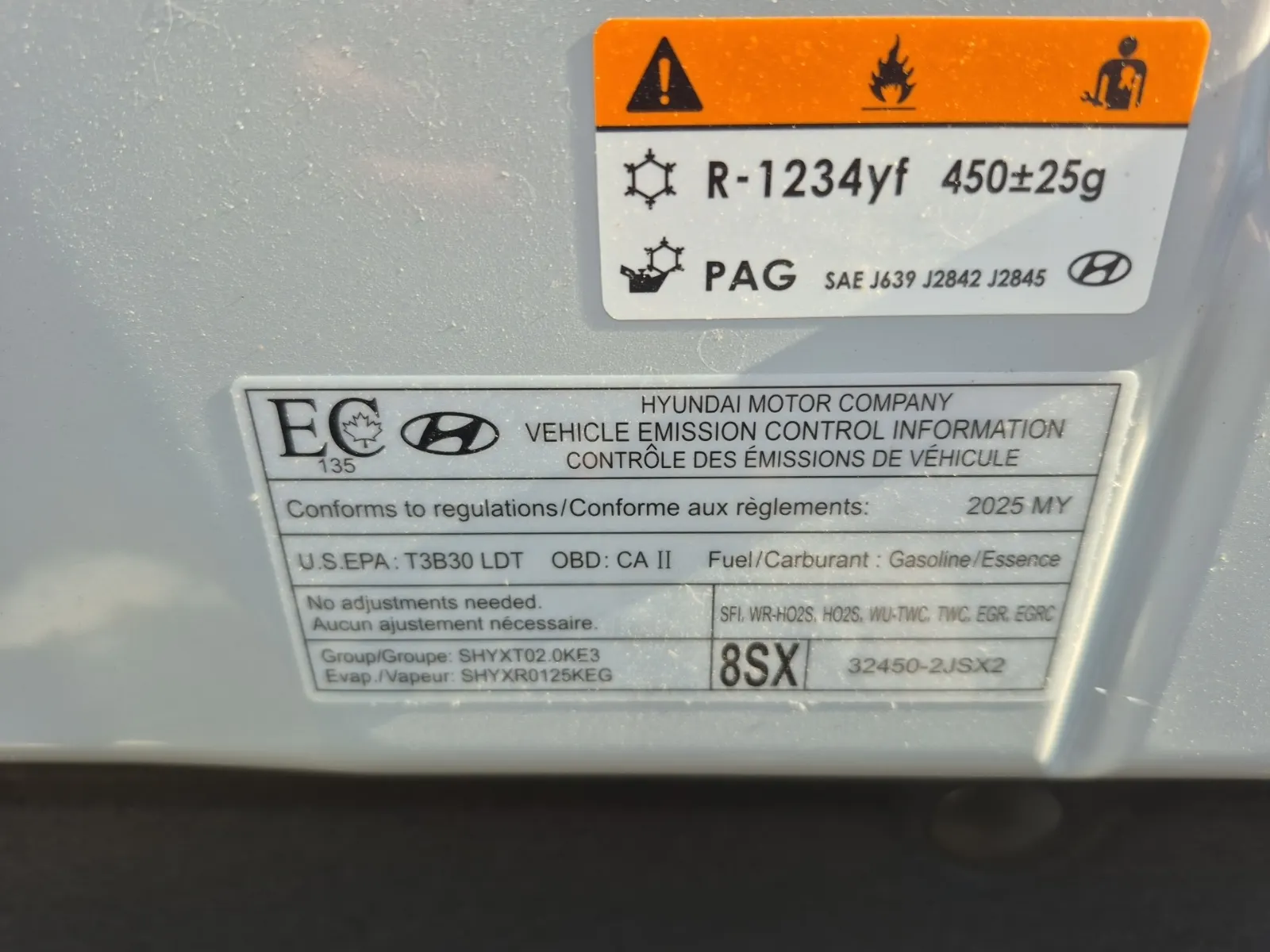 Emission Sticker Photo