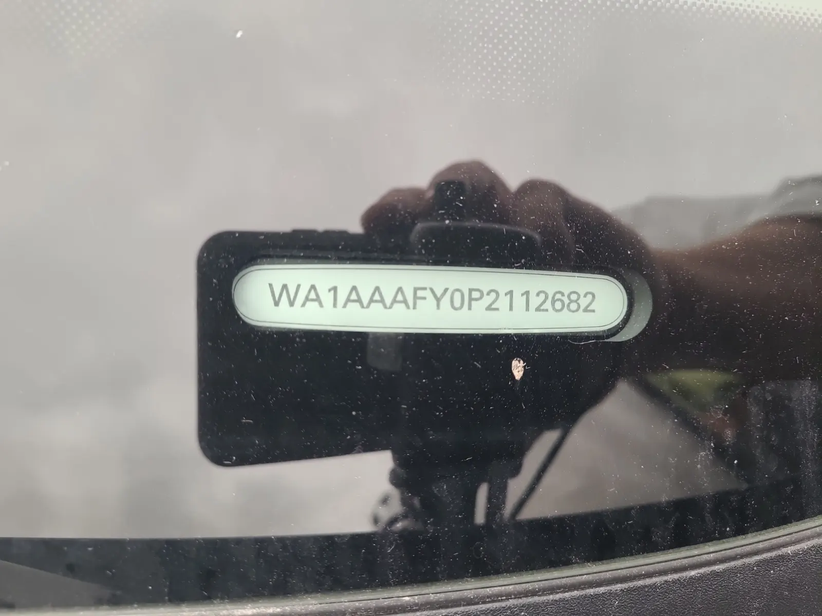 Dash VIN Plate Photo