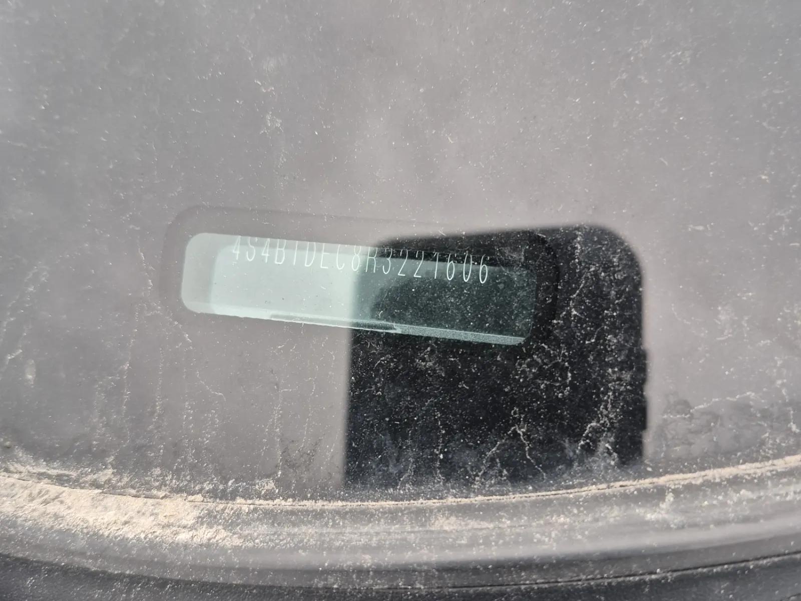 Dash VIN Plate Photo