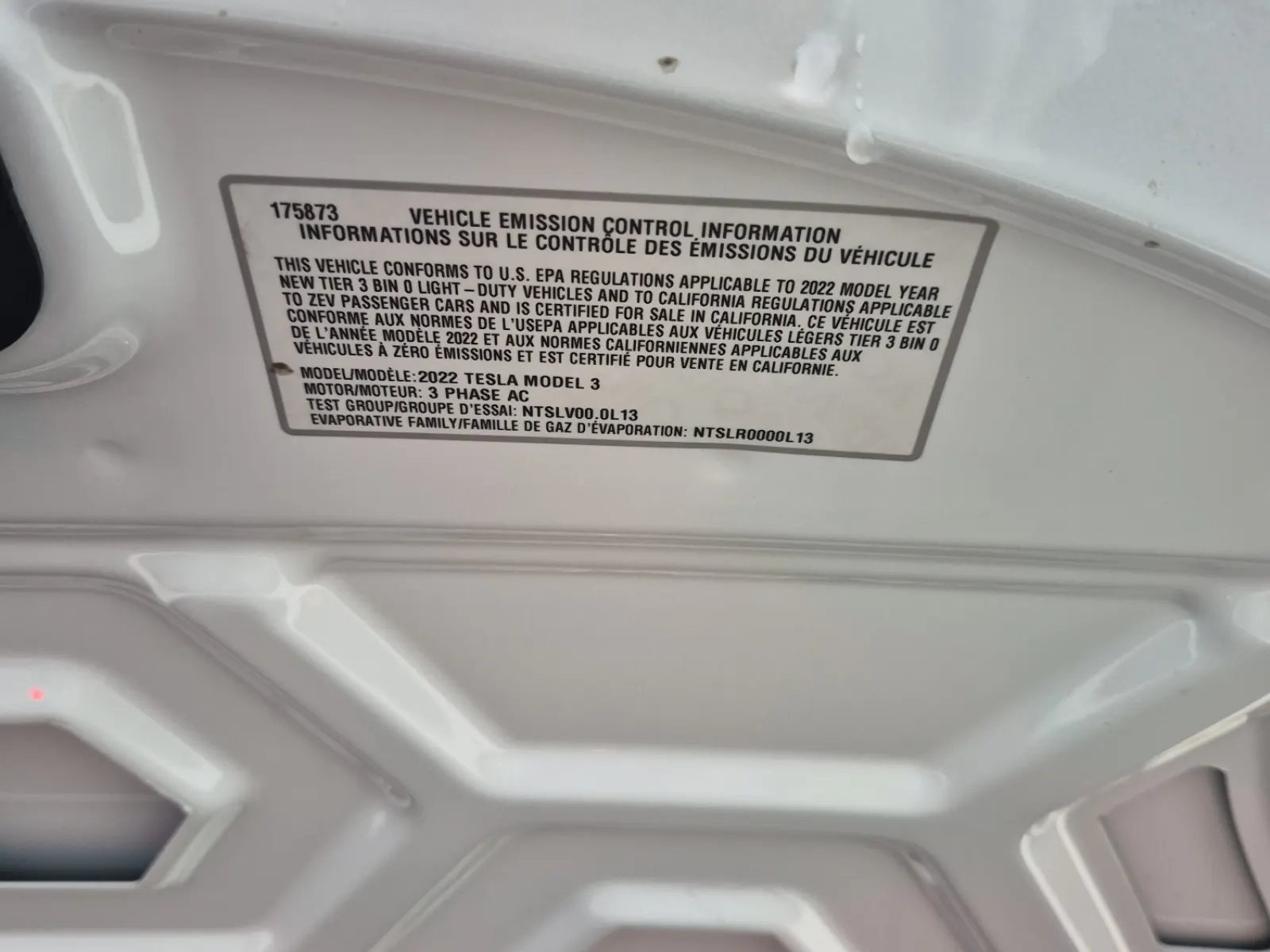 Emission Sticker Photo