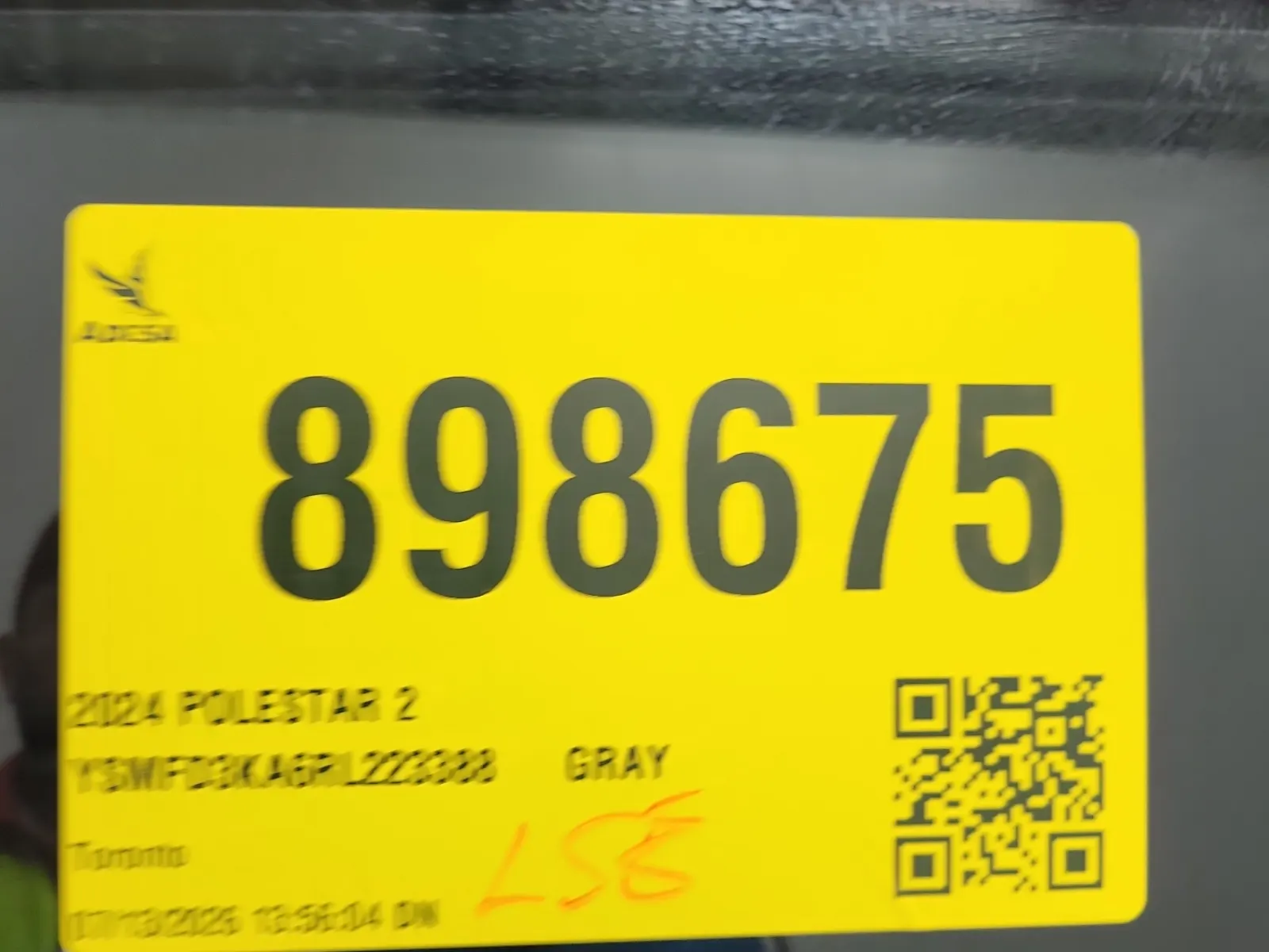 Inventory Label Photo