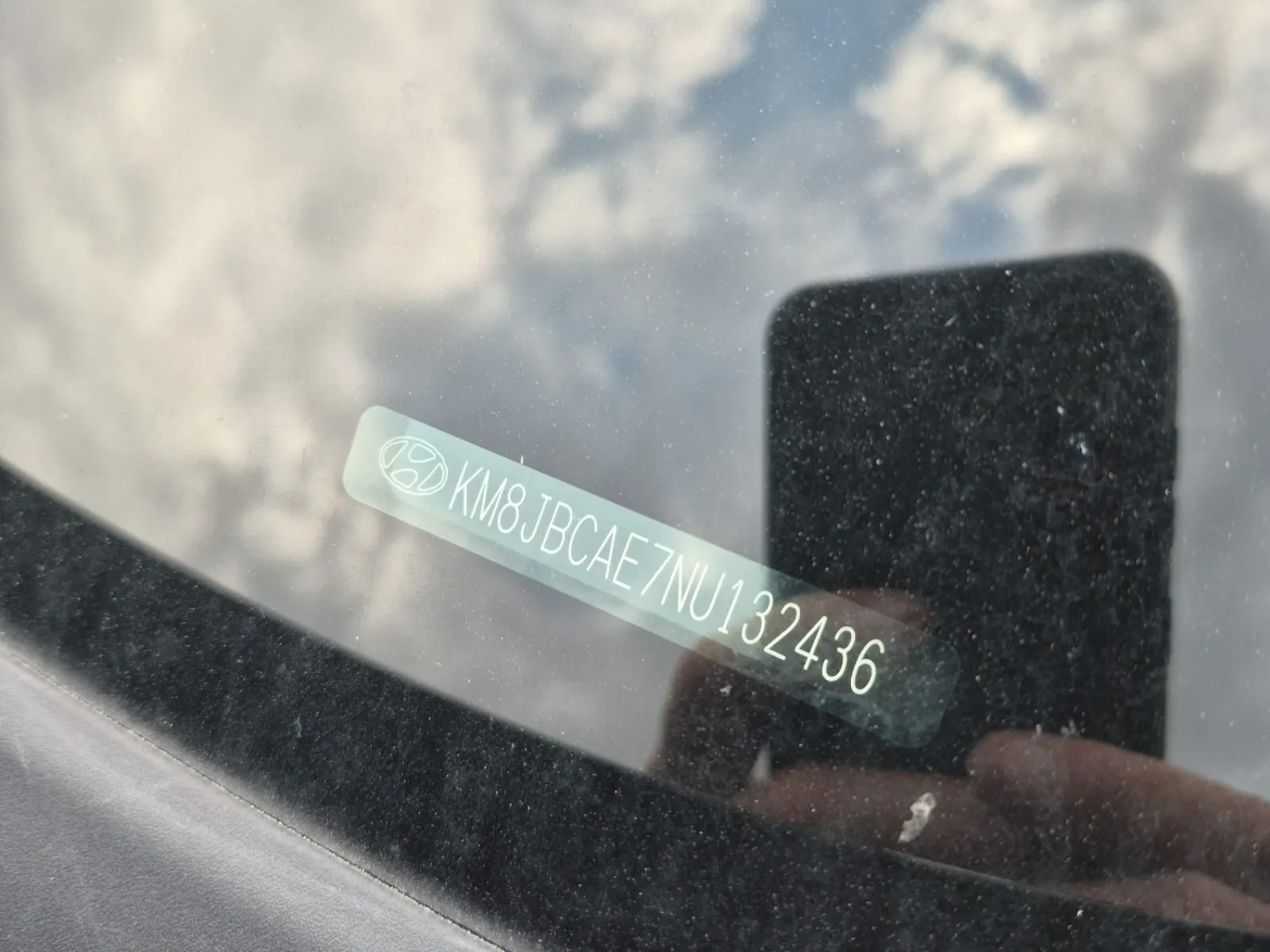Dash VIN Plate Photo