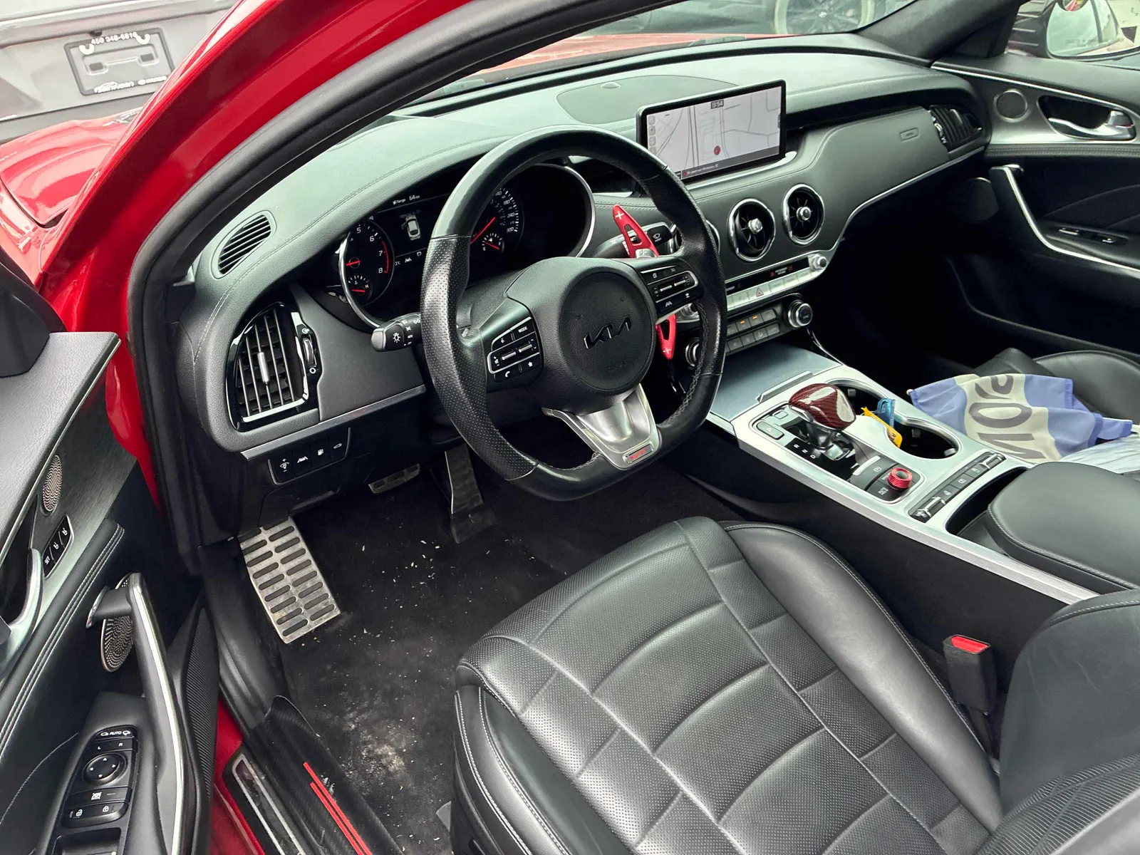 Interior driver side