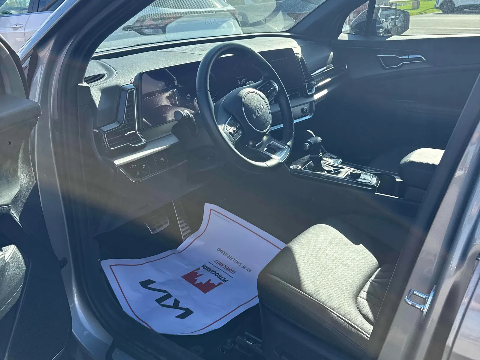 Interior driver side
