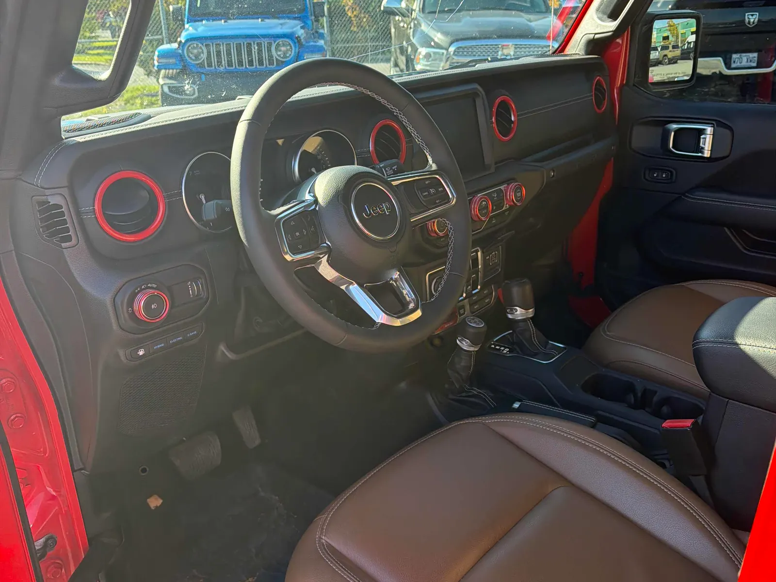 Interior driver side