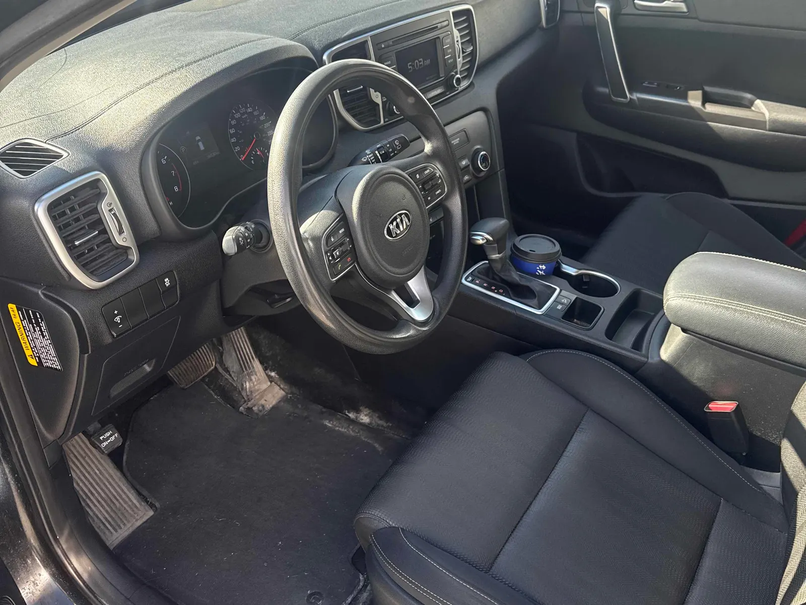 Interior driver side