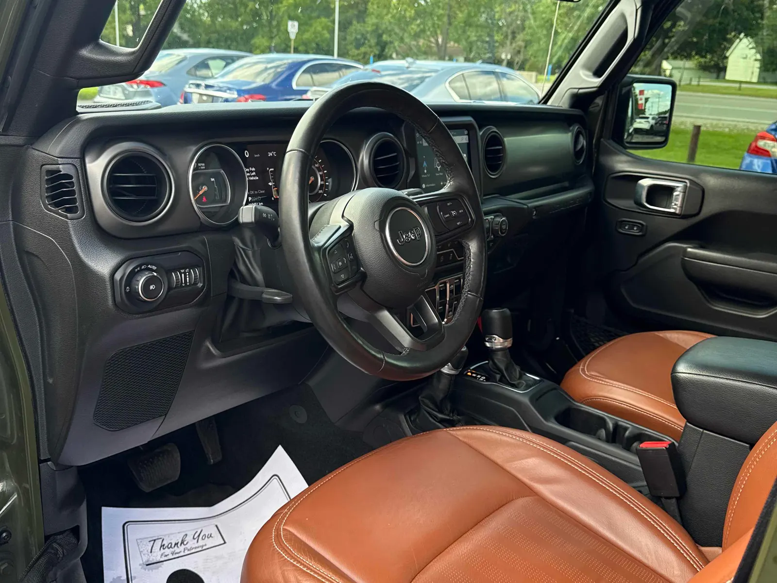 Interior driver side
