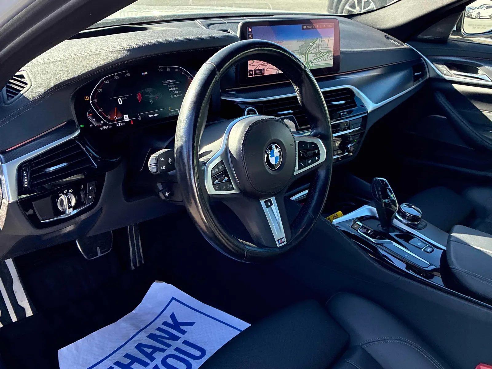 Interior driver side