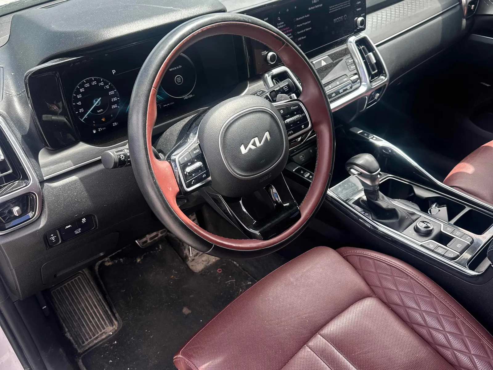 Interior driver side
