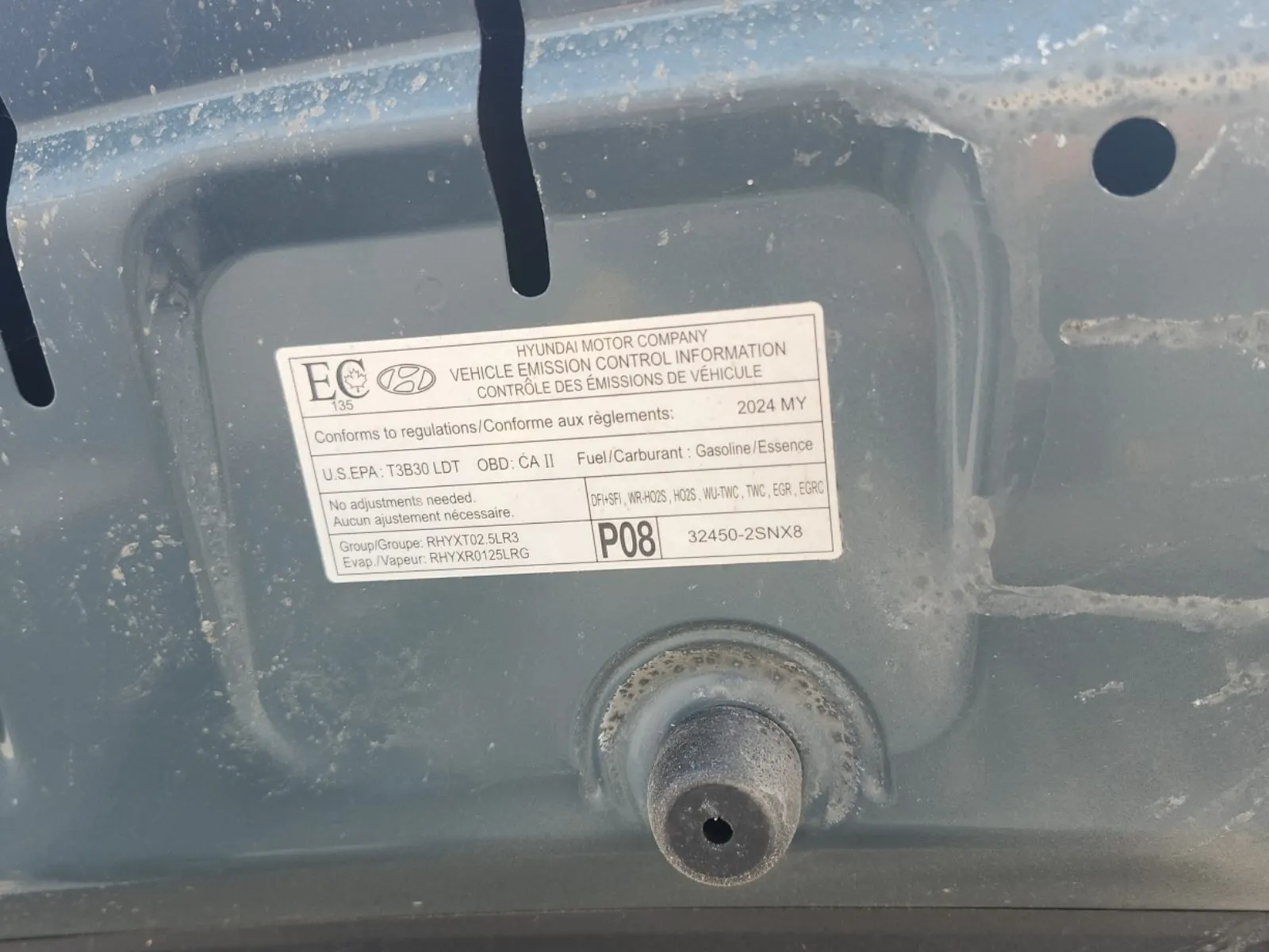 Emission Sticker Photo