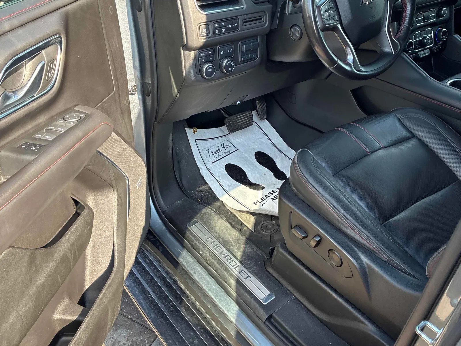 Interior driver side