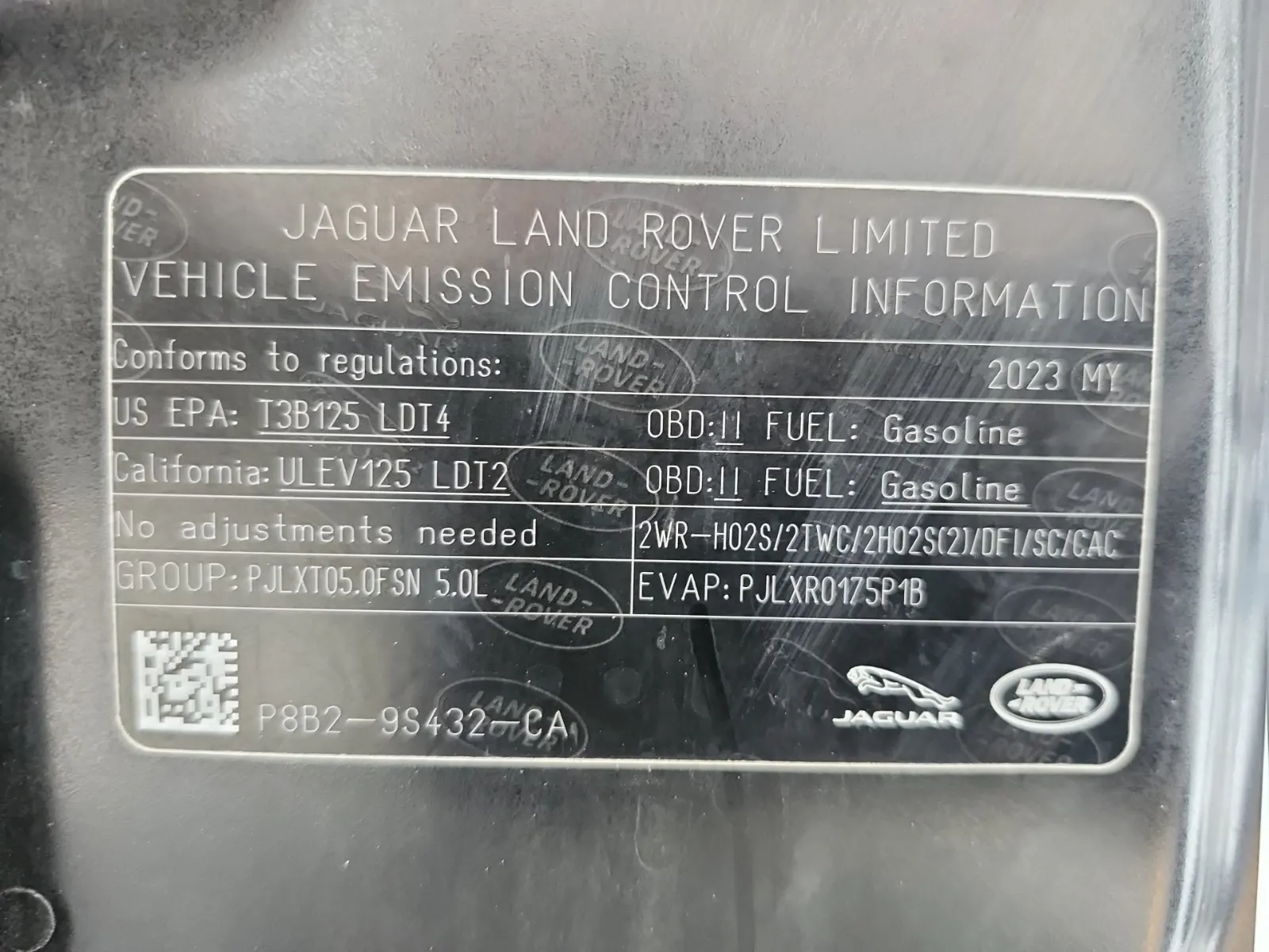 Emission Sticker Photo