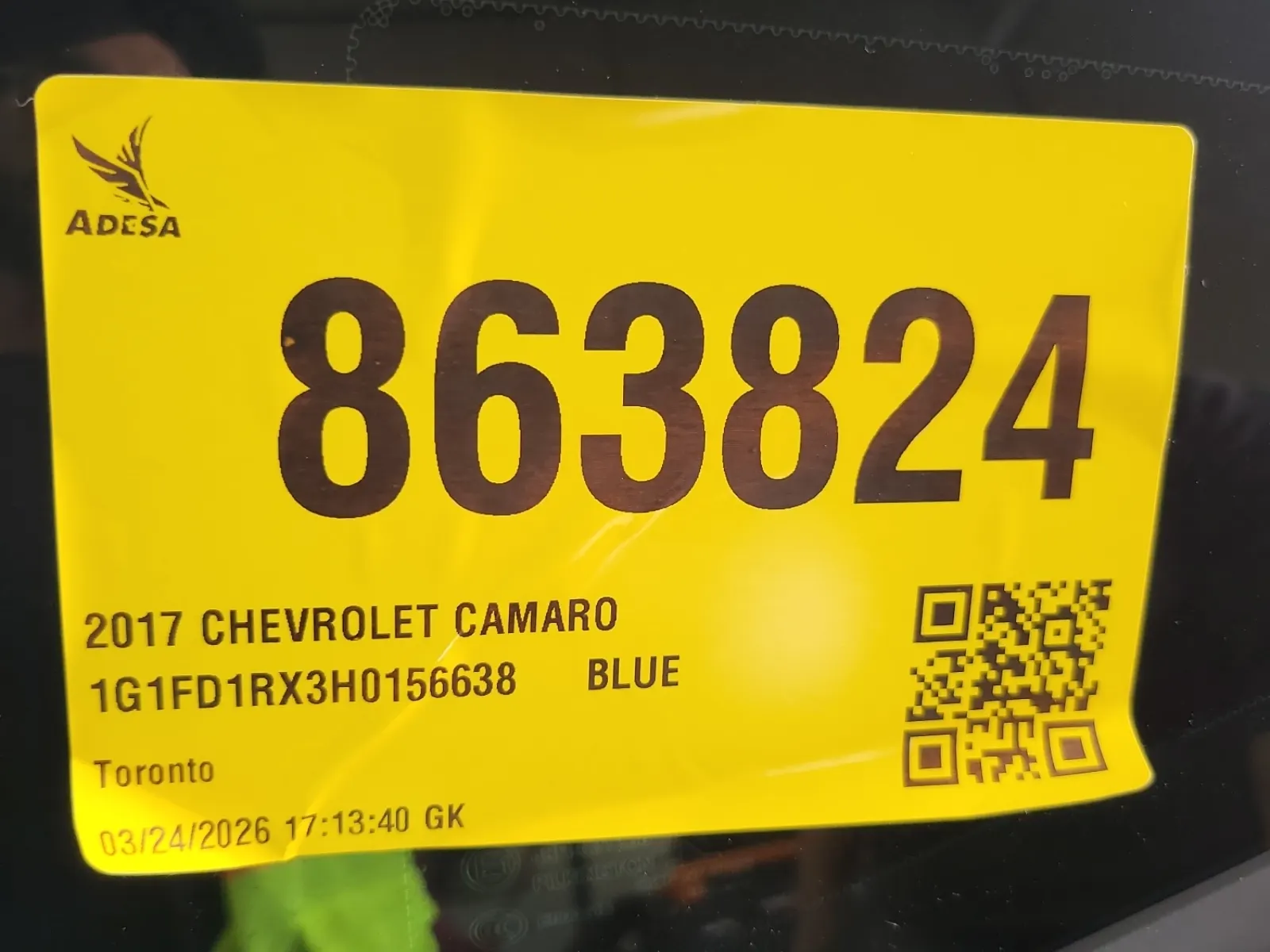 Inventory Label Photo