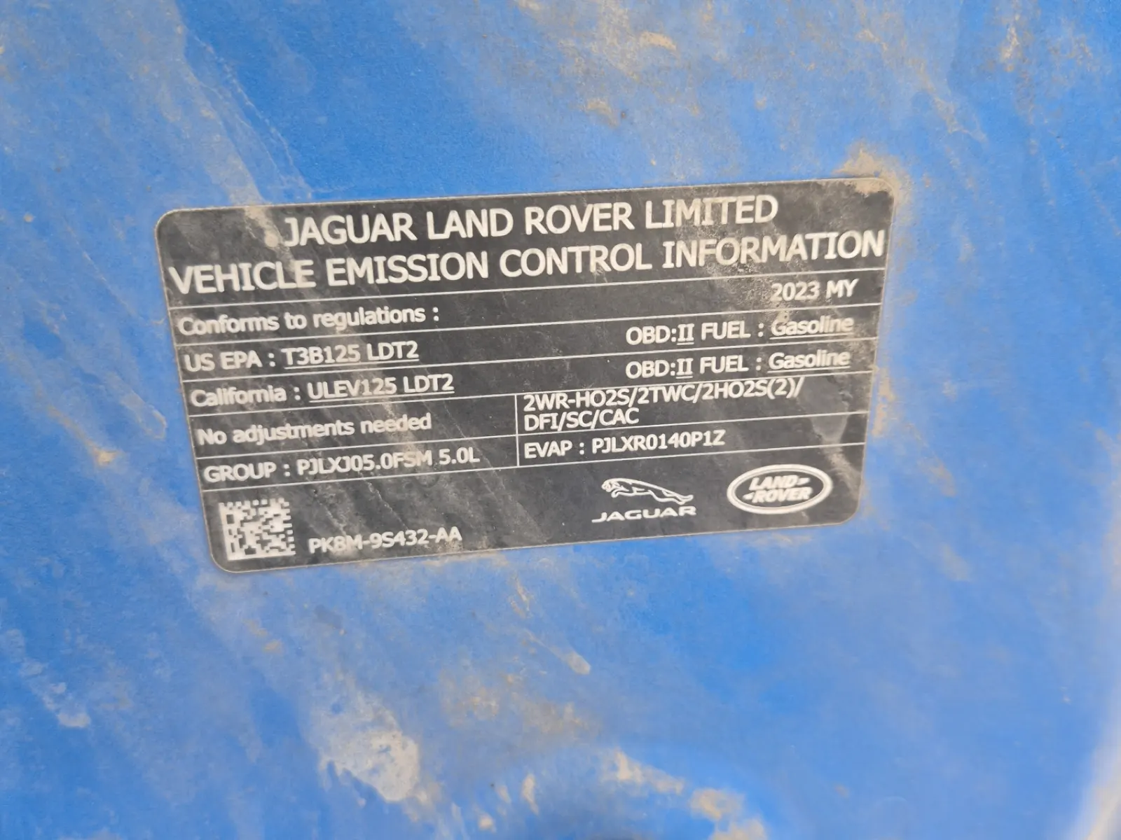 Emission Sticker Photo