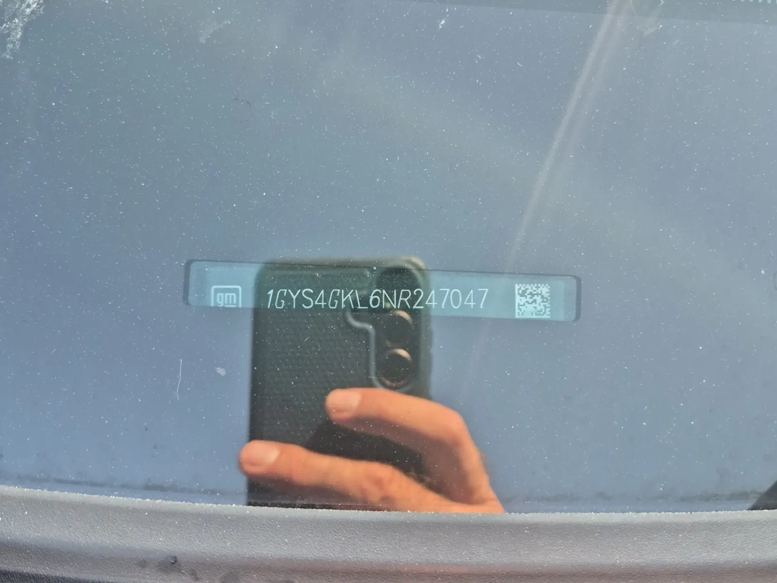 Dash VIN Plate Photo