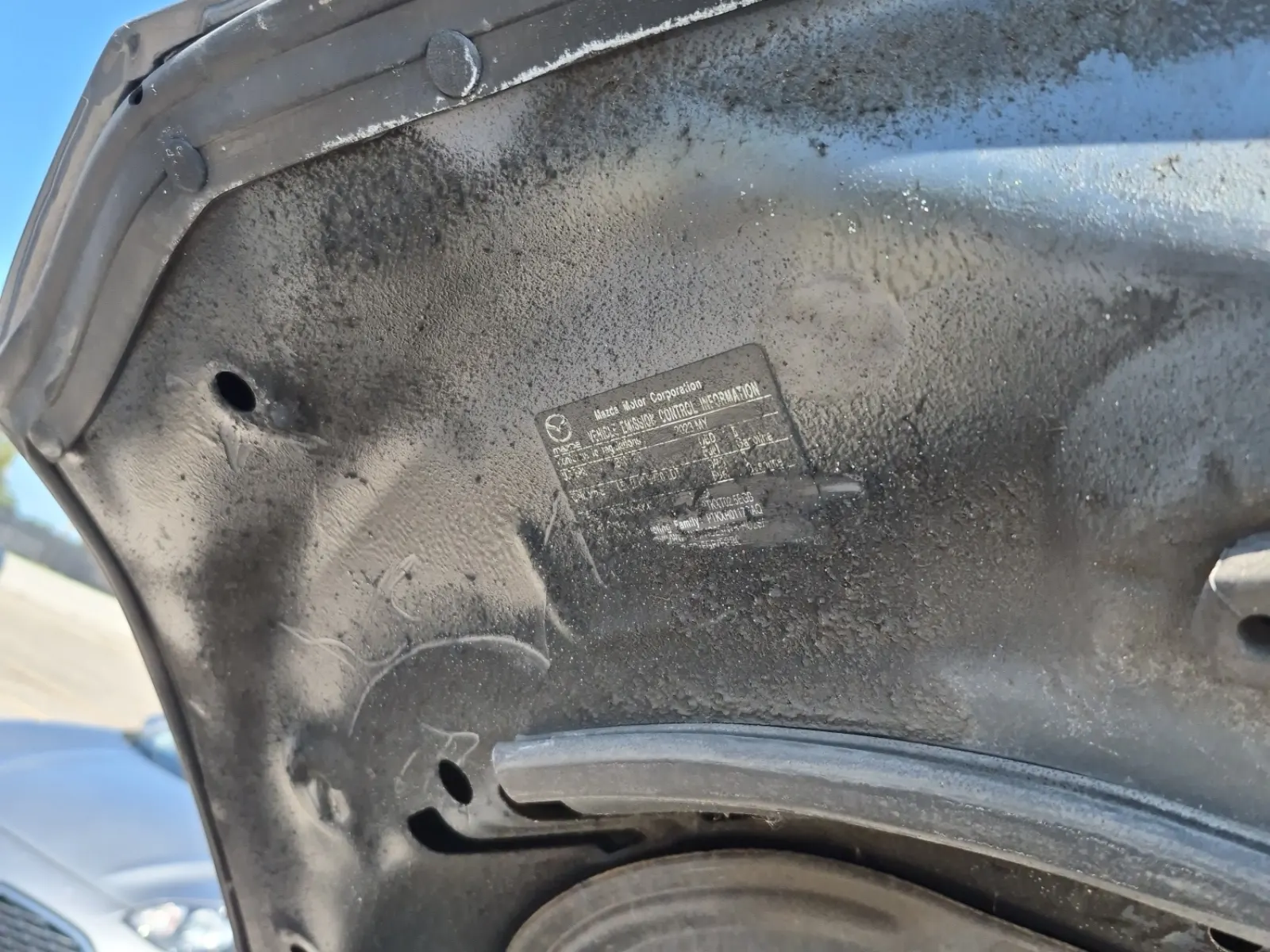 Emission Sticker Photo