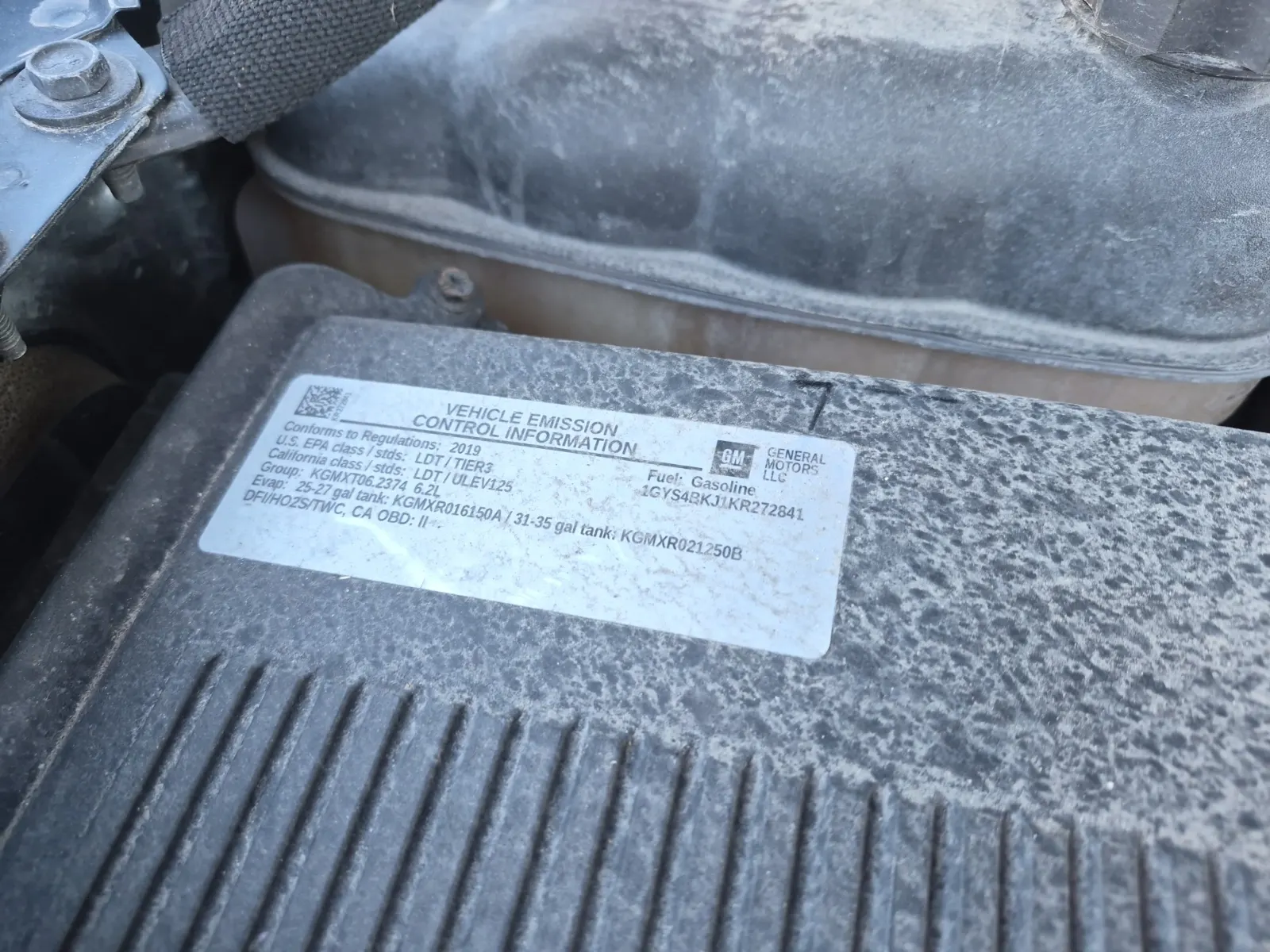 Emission Sticker Photo