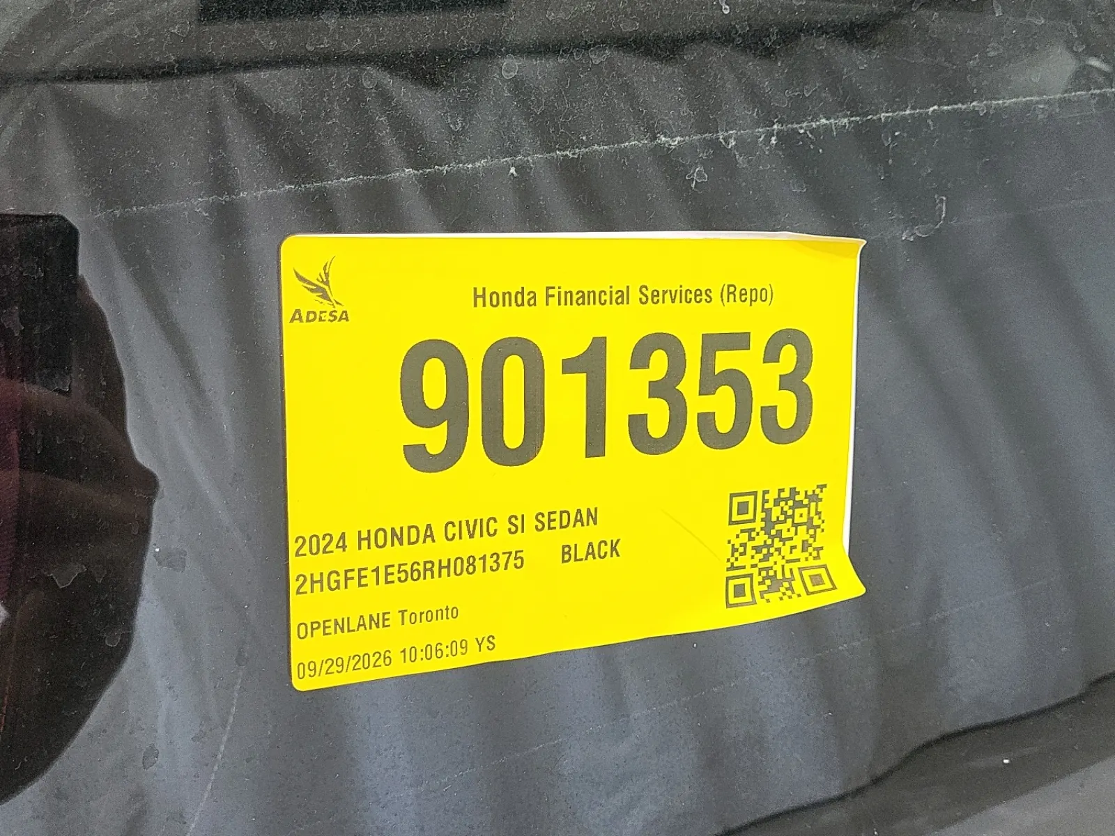 Inventory Label Photo