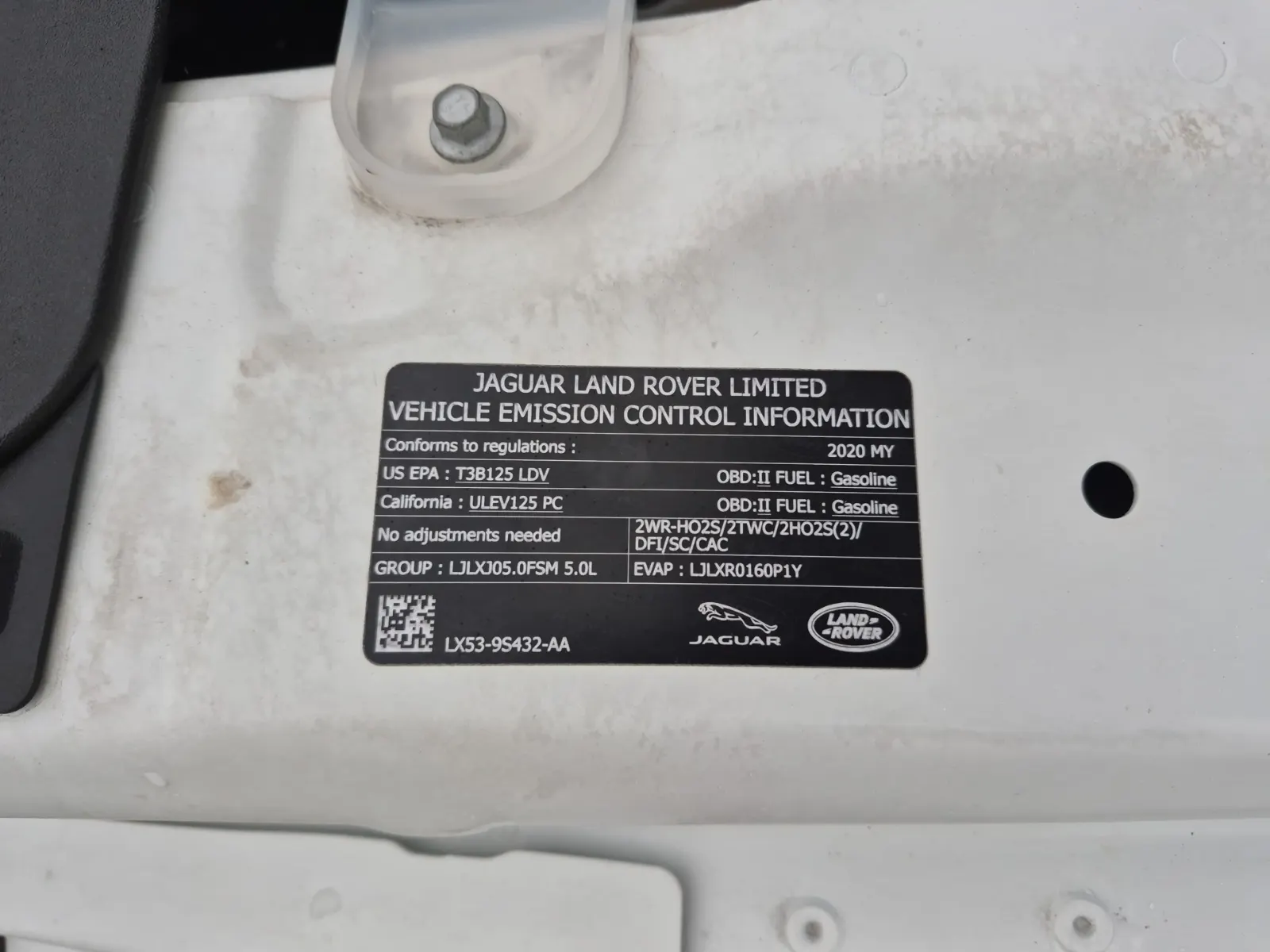 Emission Sticker Photo