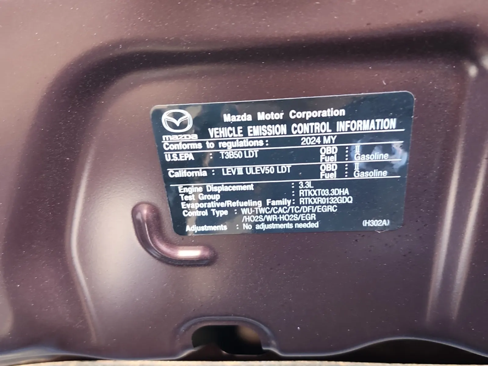 Emission Sticker Photo