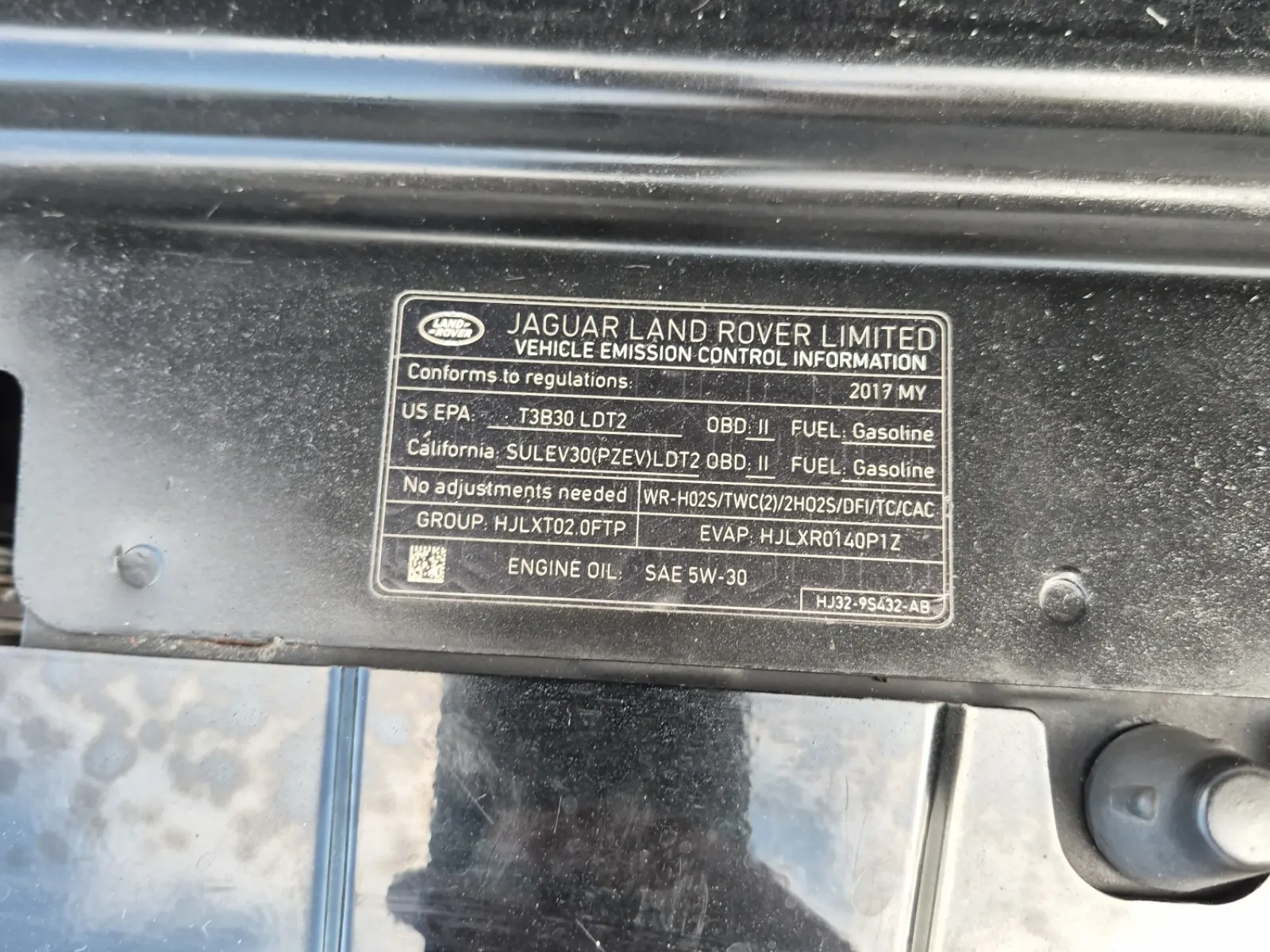 Emission Sticker Photo