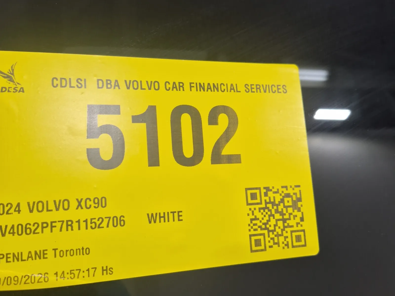 Inventory Label Photo