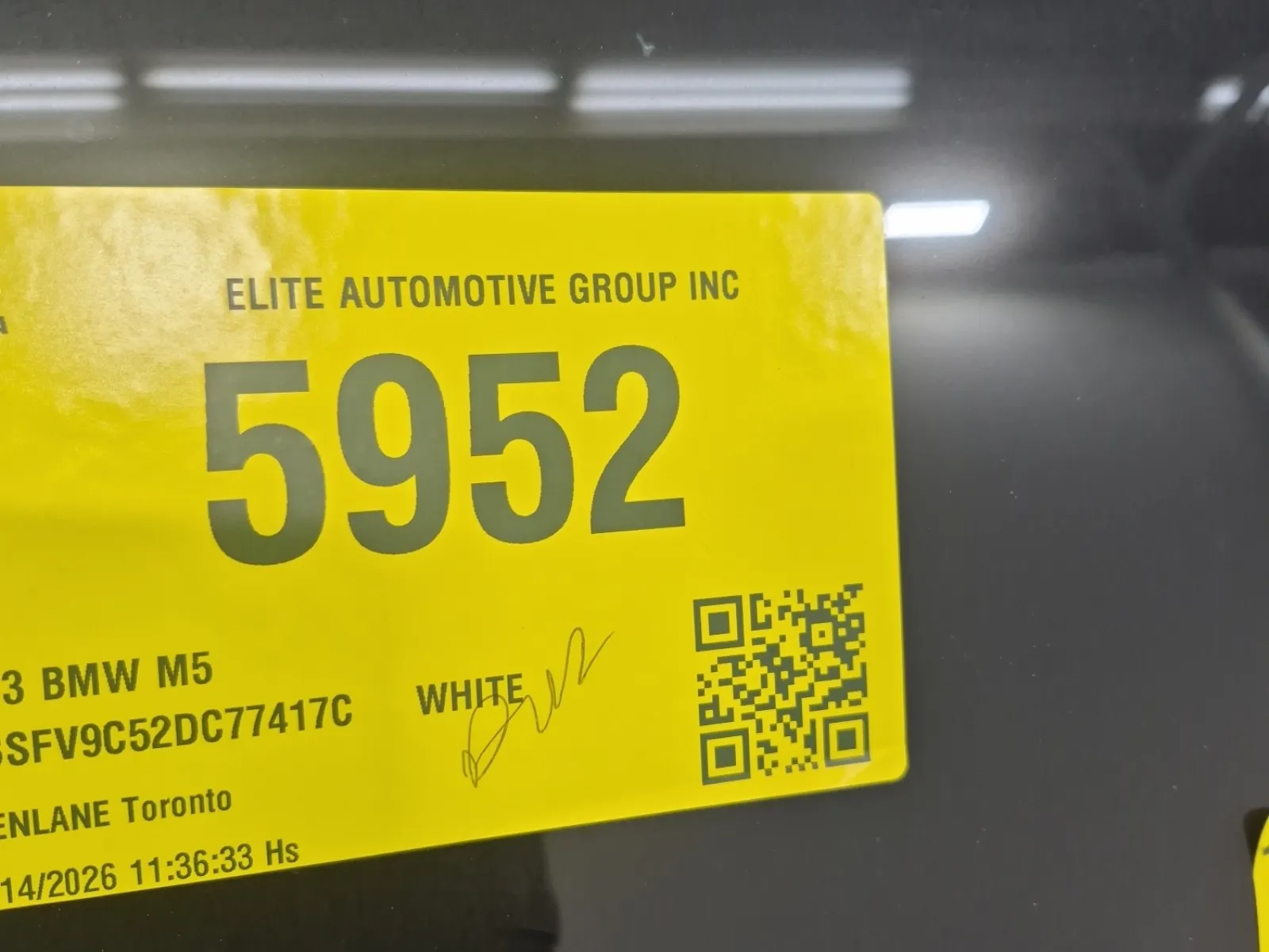 Inventory Label Photo