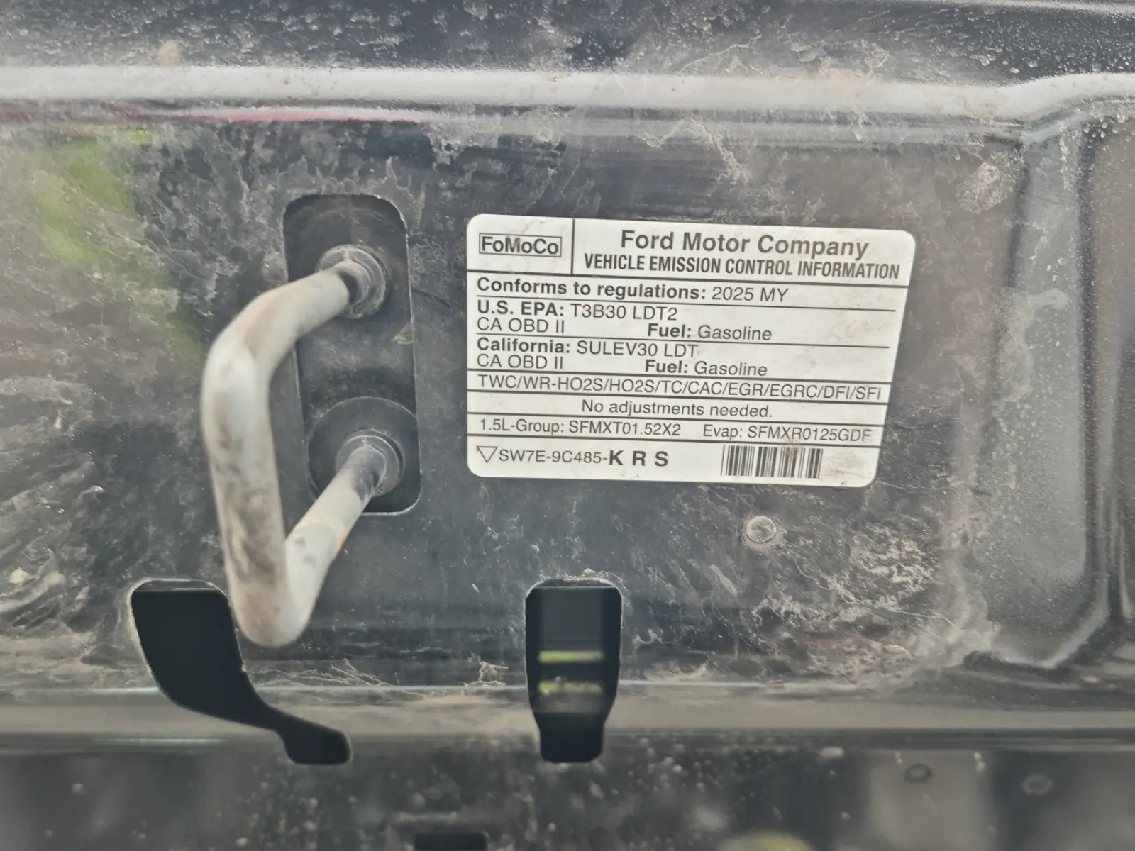 Emission Sticker Photo