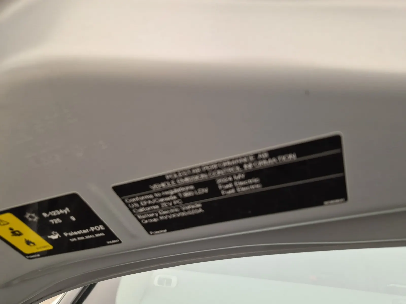 Emission Sticker Photo