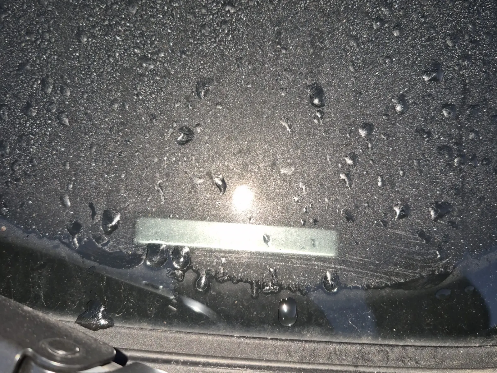 Dash VIN Plate Photo