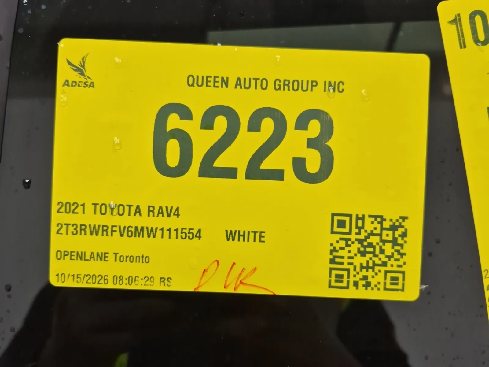Inventory Label Photo