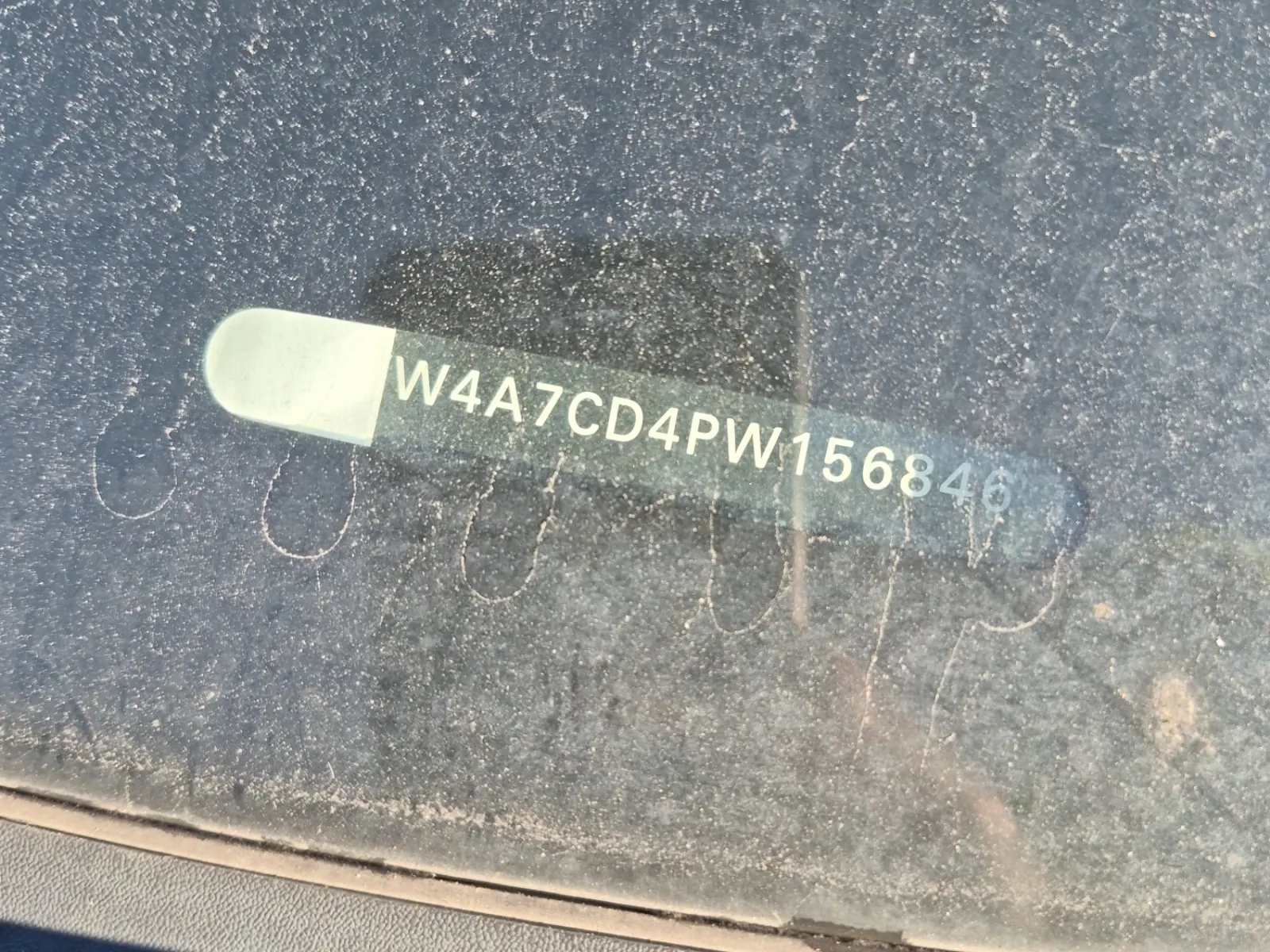 Dash VIN Plate Photo