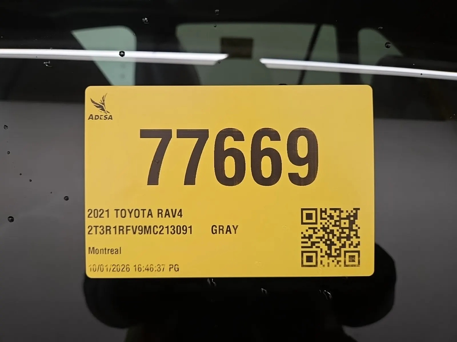 Inventory Label Photo