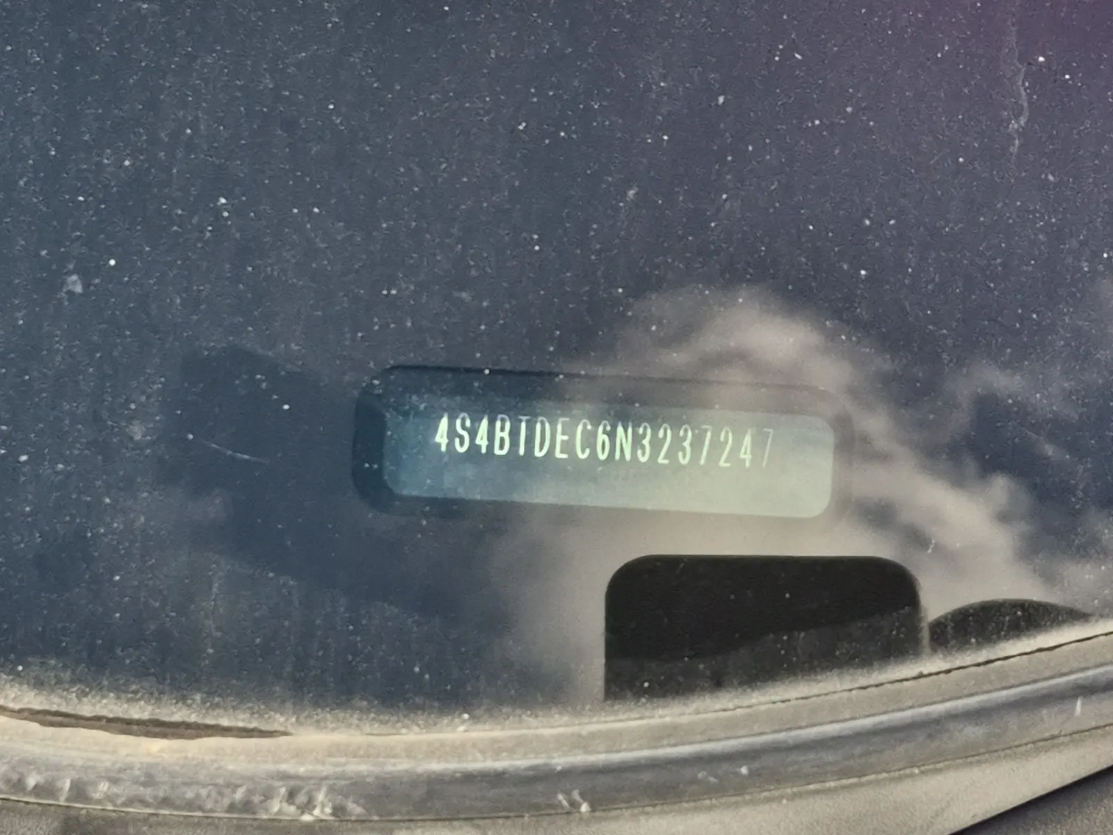 Dash VIN Plate Photo