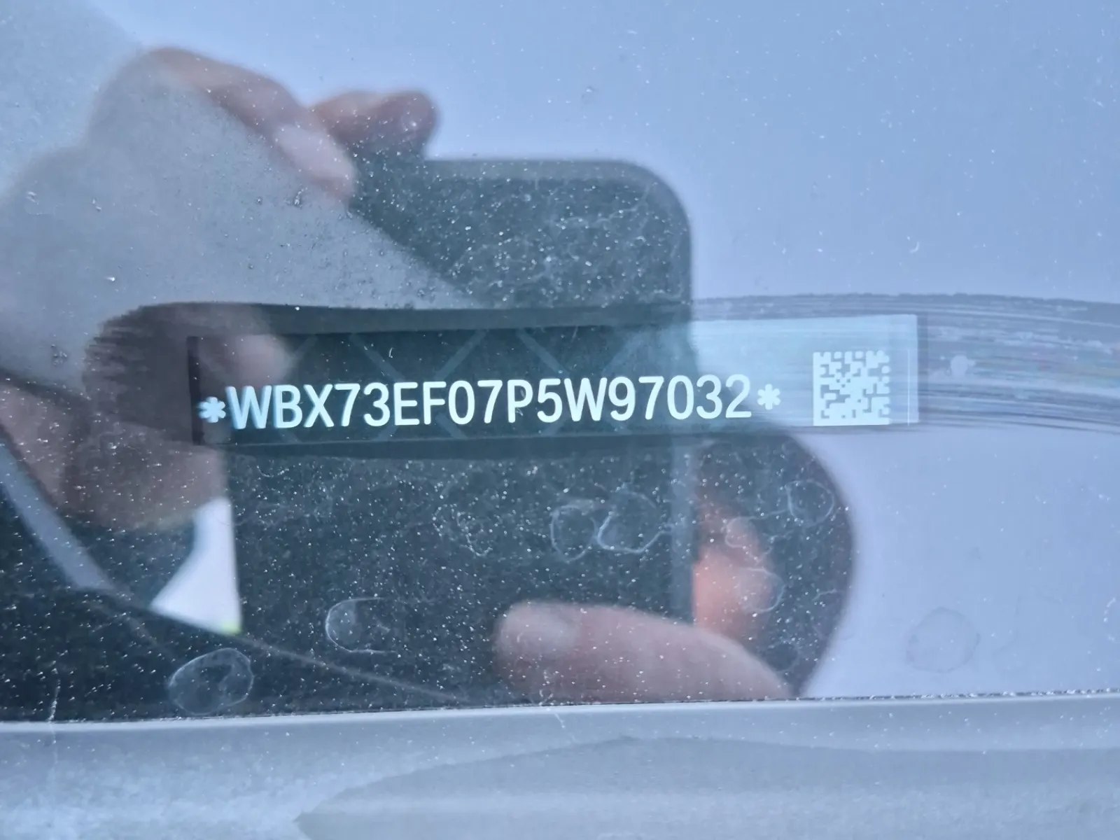 Dash VIN Plate Photo