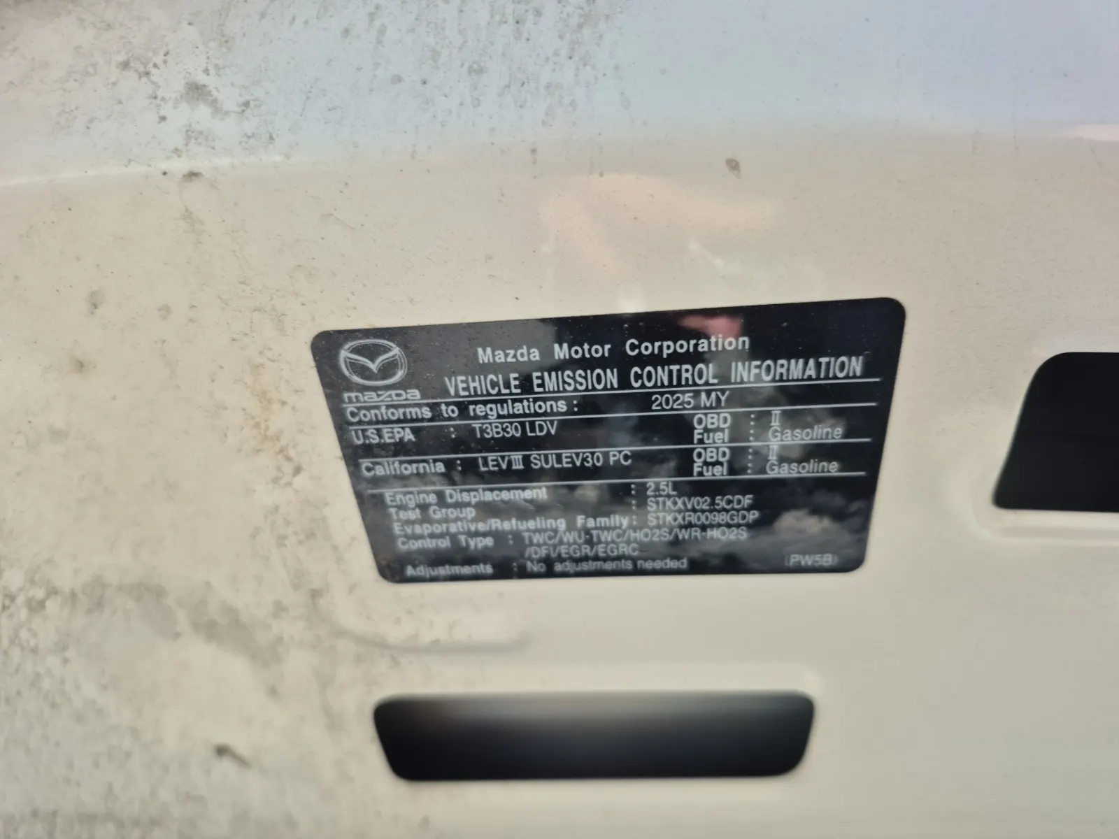 Emission Sticker Photo