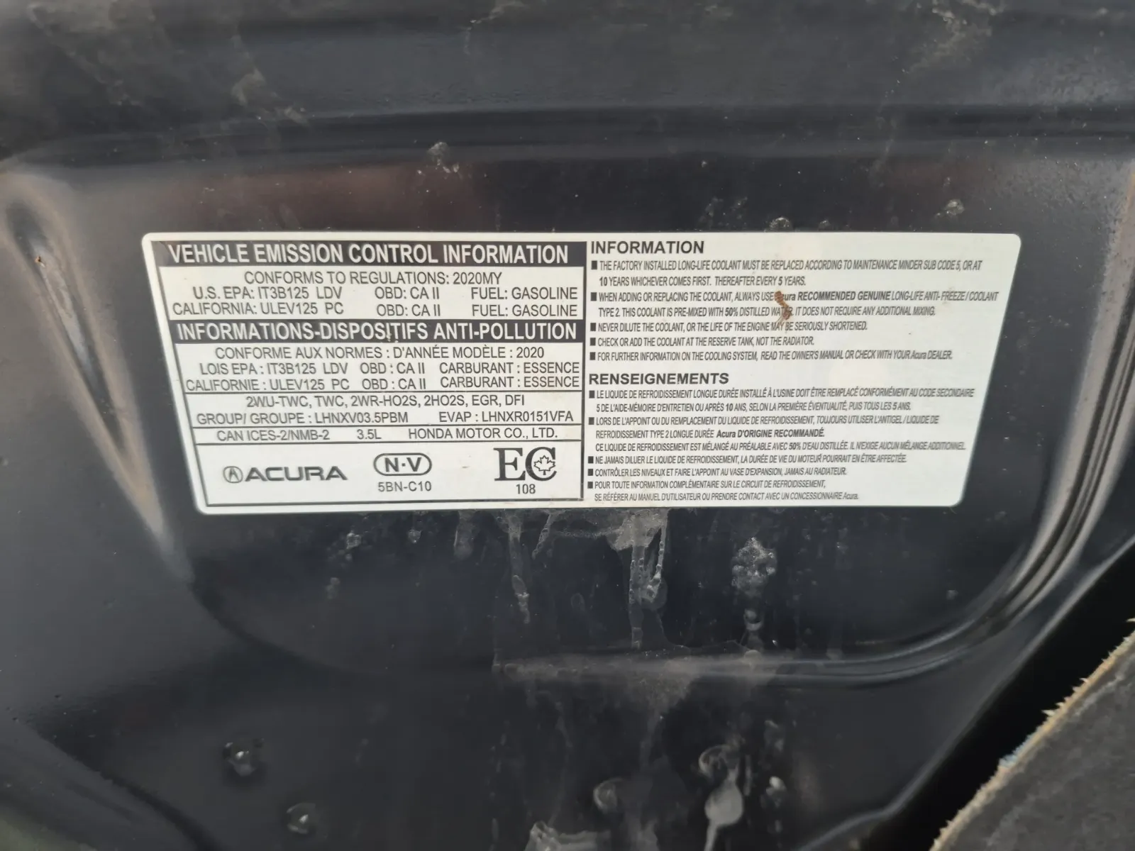 Emission Sticker Photo