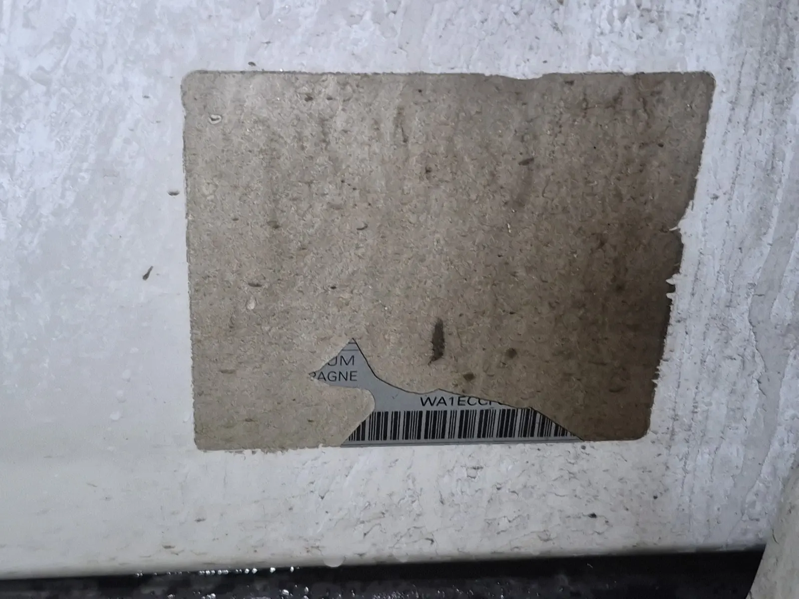 VIN Sticker Photo