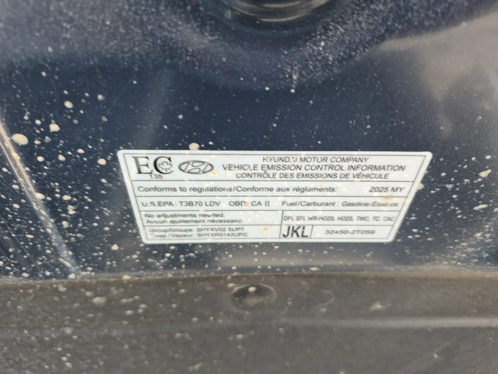 Emission Sticker Photo