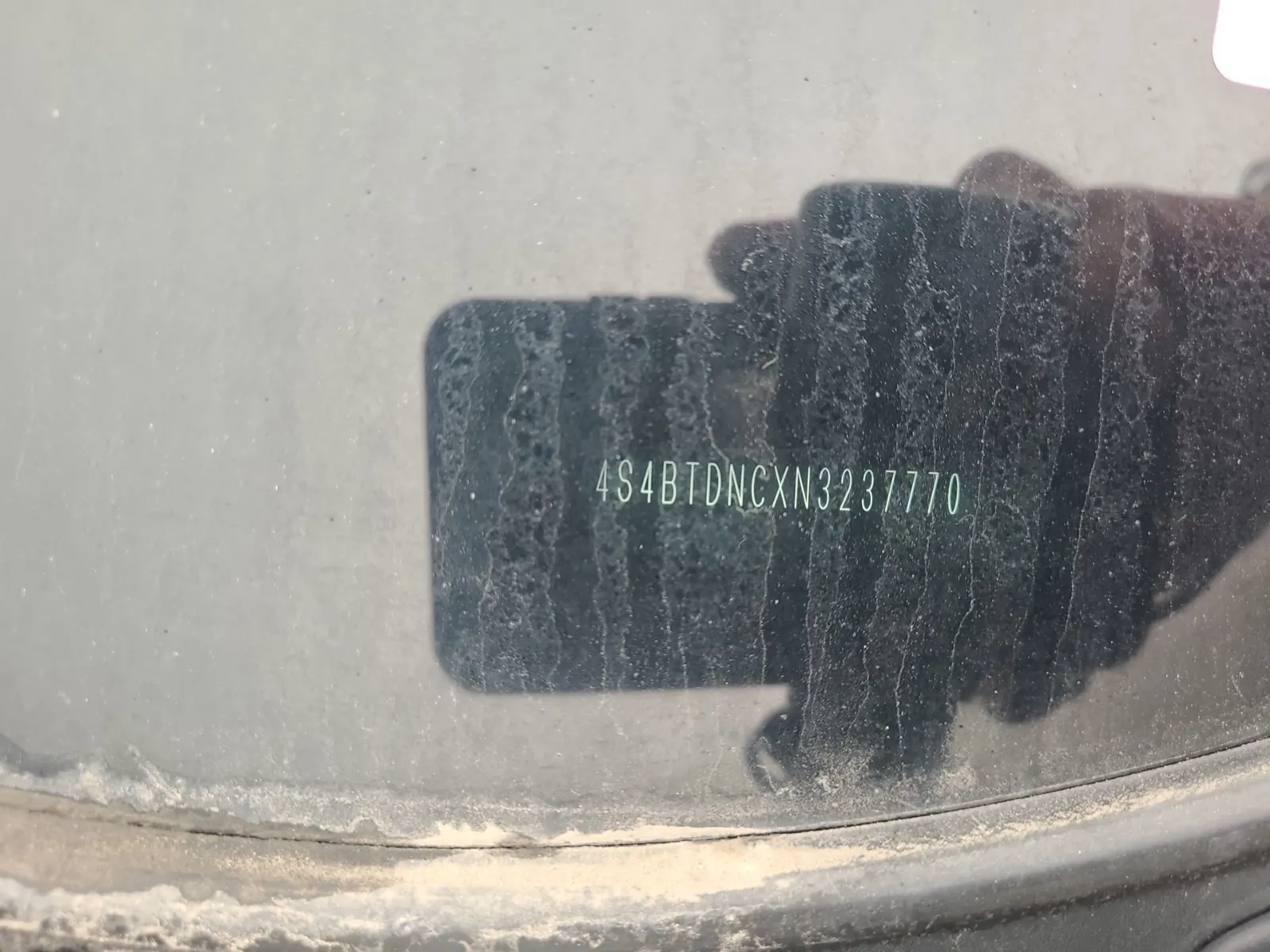 Dash VIN Plate Photo