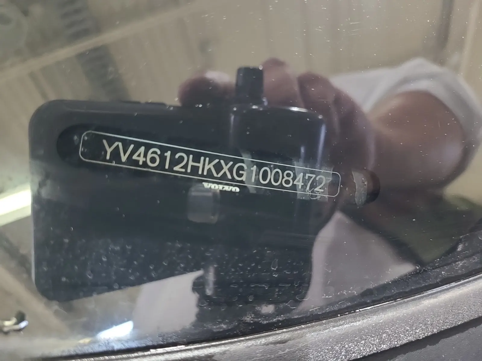 Dash VIN Plate Photo