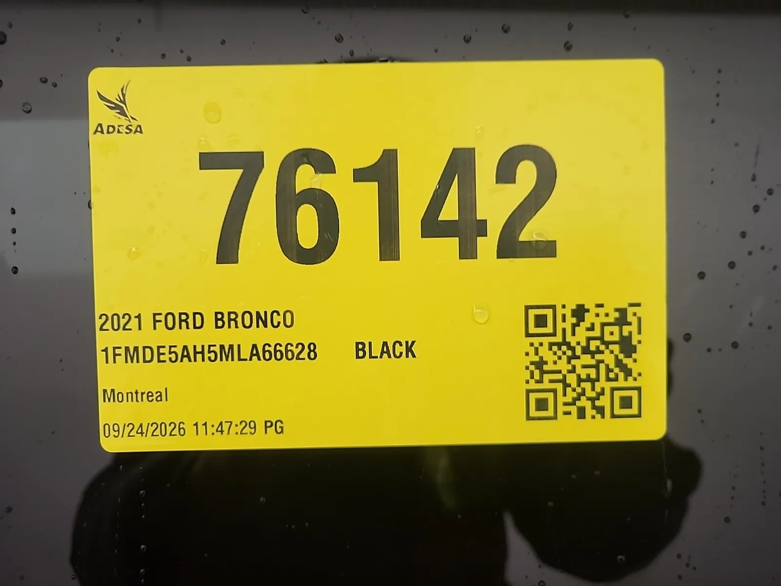 Inventory Label Photo