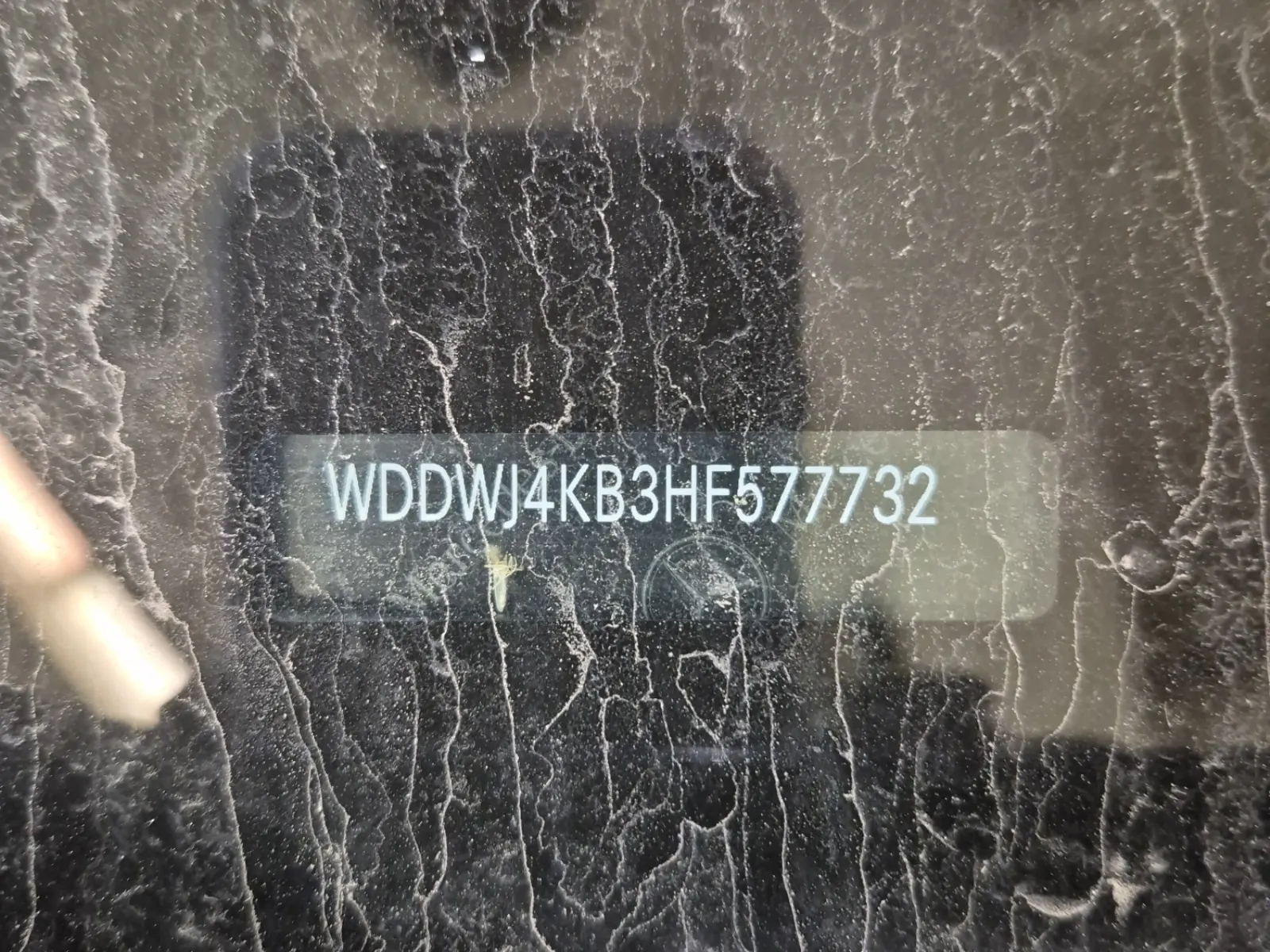 Dash VIN Plate Photo