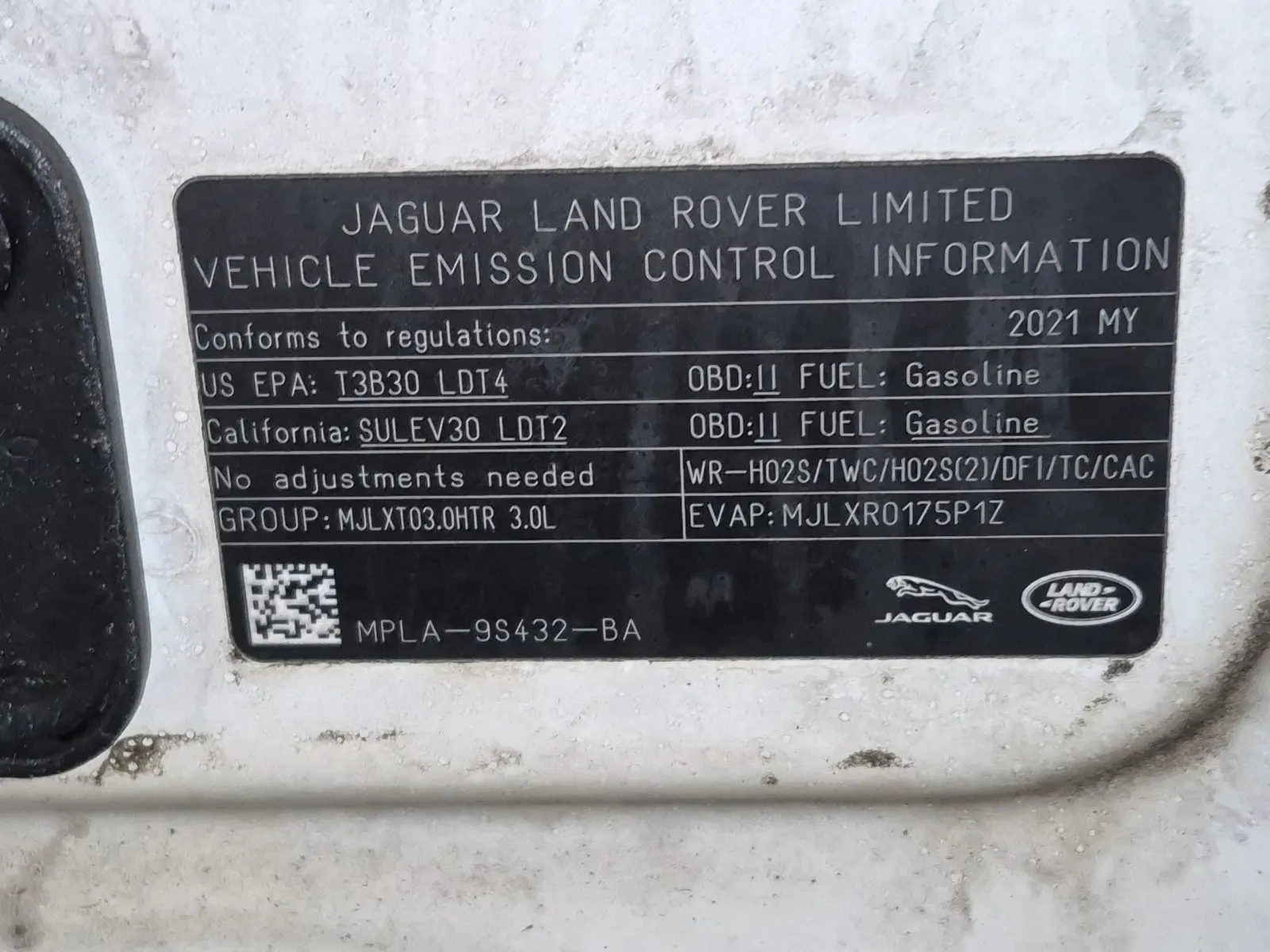 Emission Sticker Photo