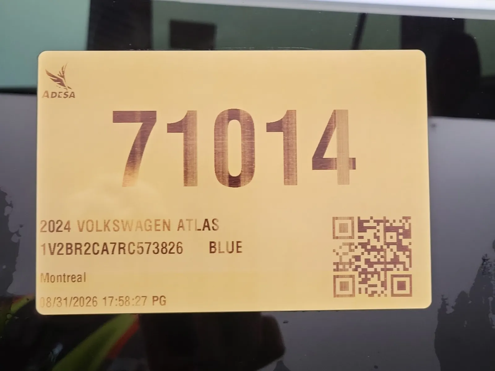 Inventory Label Photo