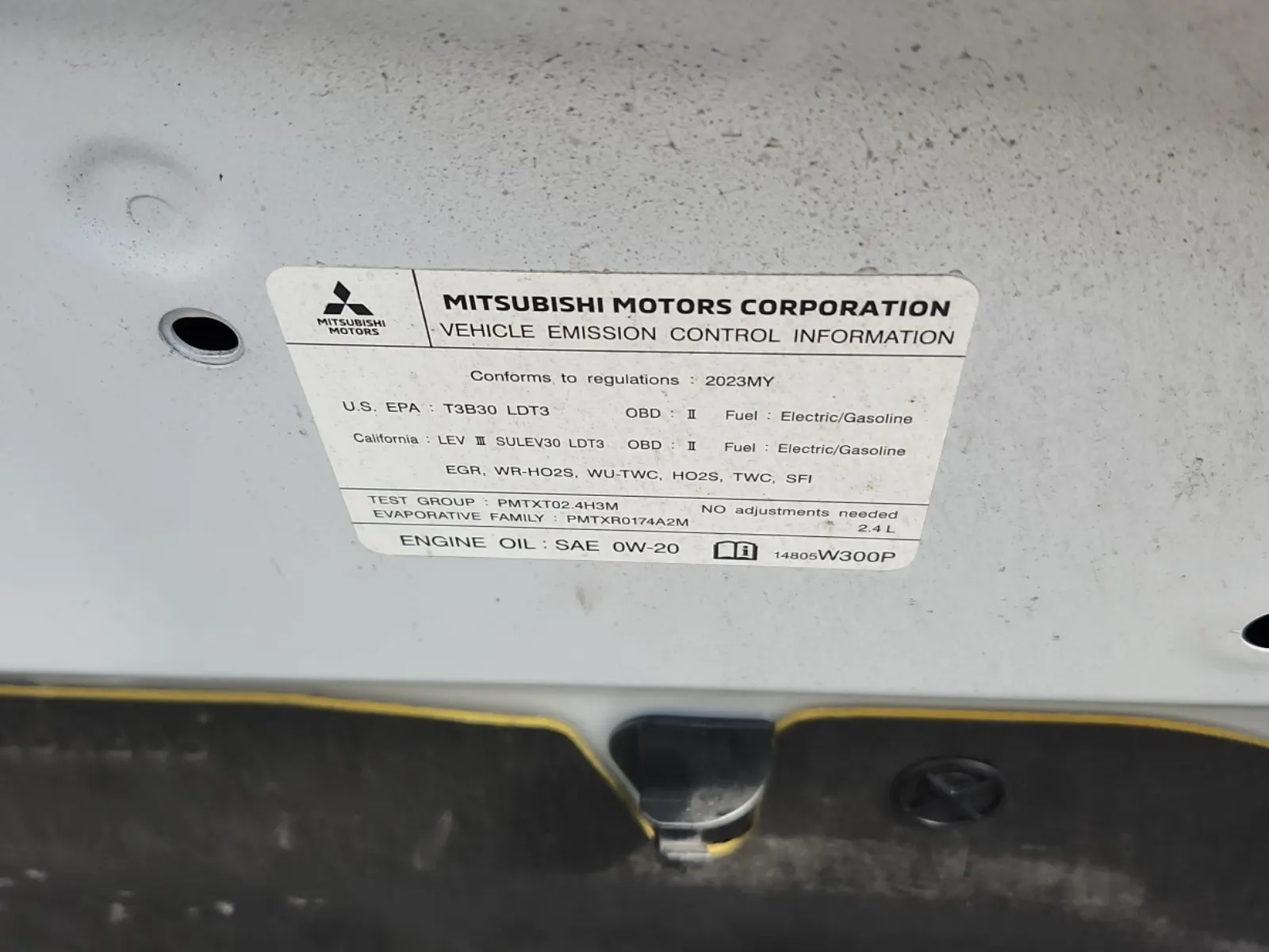 Emission Sticker Photo