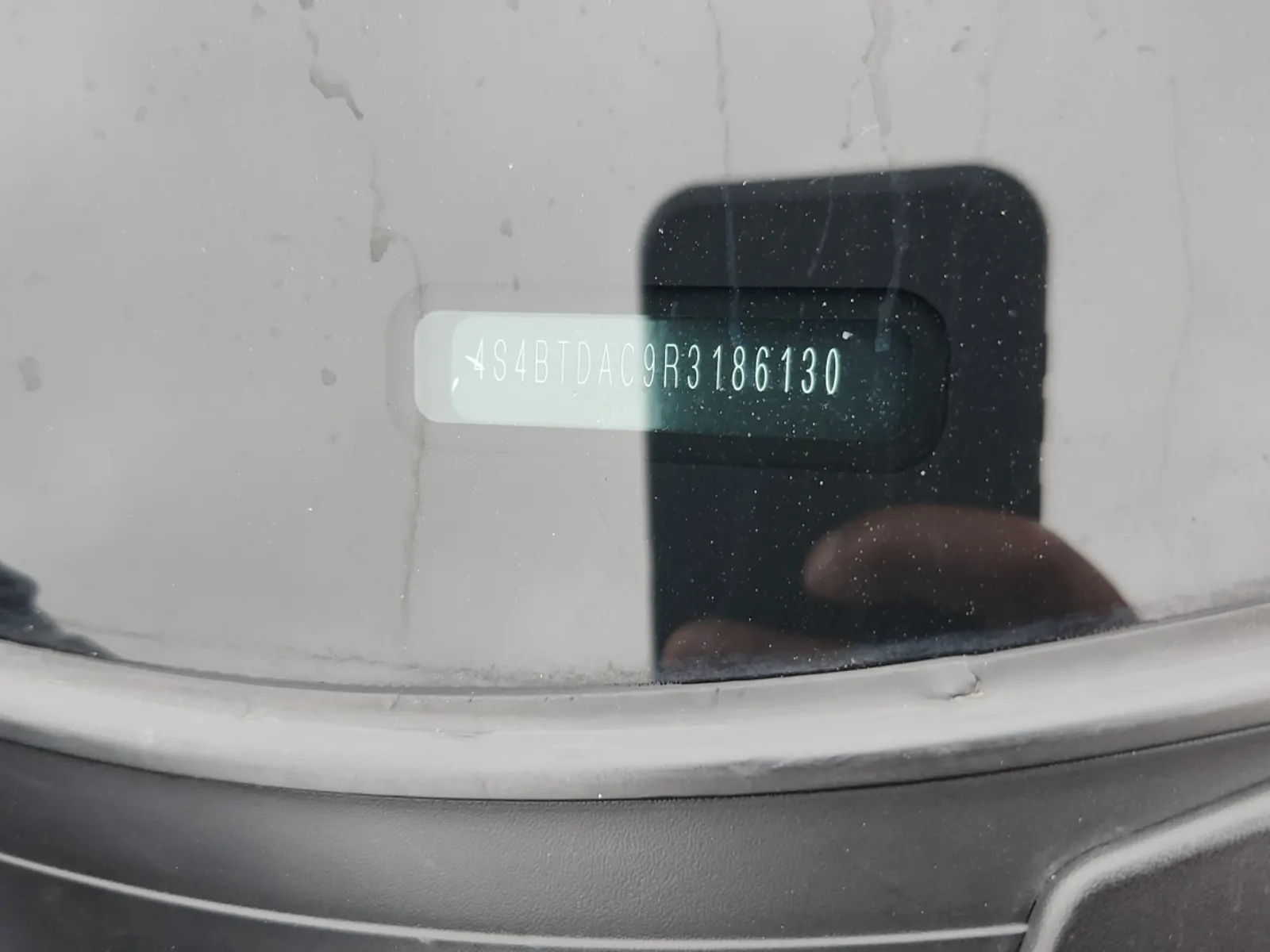 Dash VIN Plate Photo